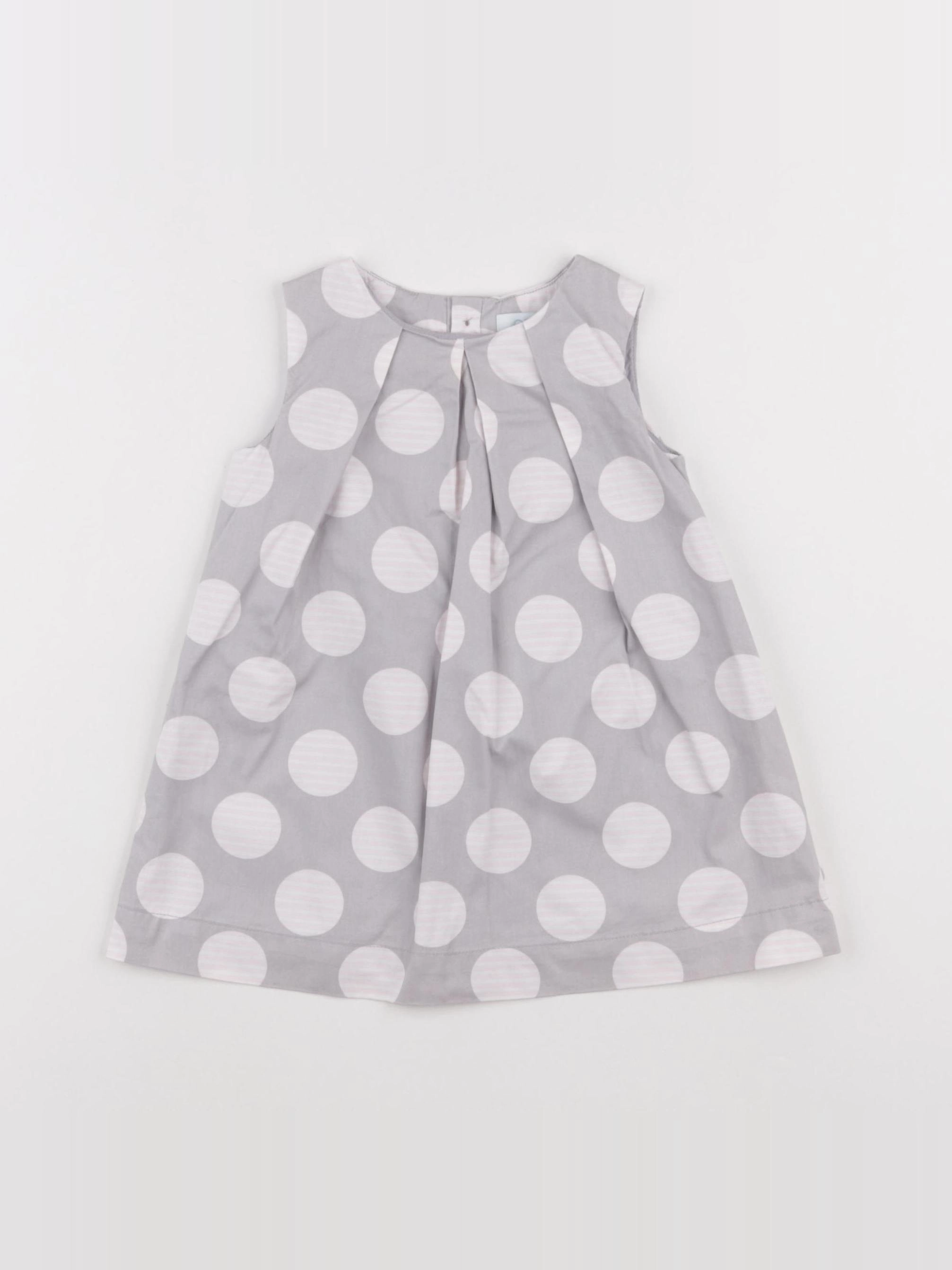 Obaïbi - robe gris - 6 mois