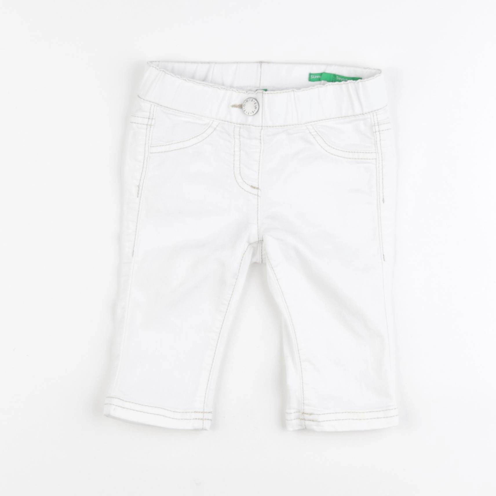 Benetton - pantalon blanc - 1 an