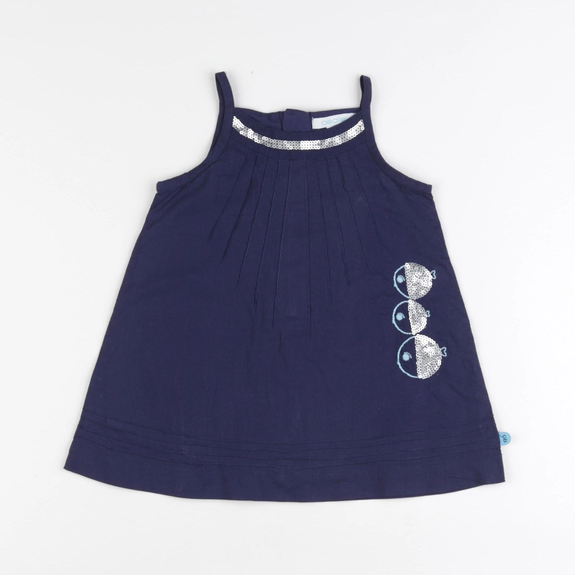Obaïbi - robe bleu - 6 mois