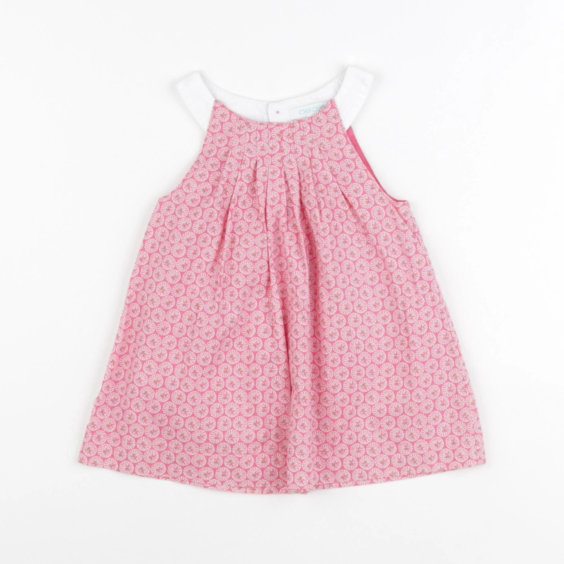 Obaïbi - robe rose - 6 mois