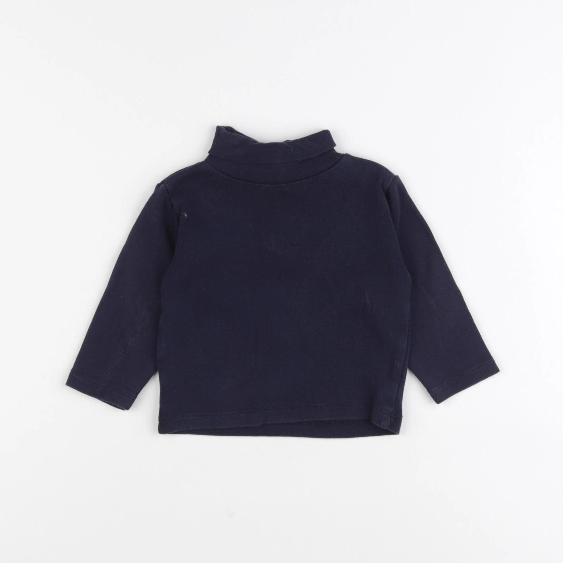 DPAM - sous-pull bleu - 6 mois