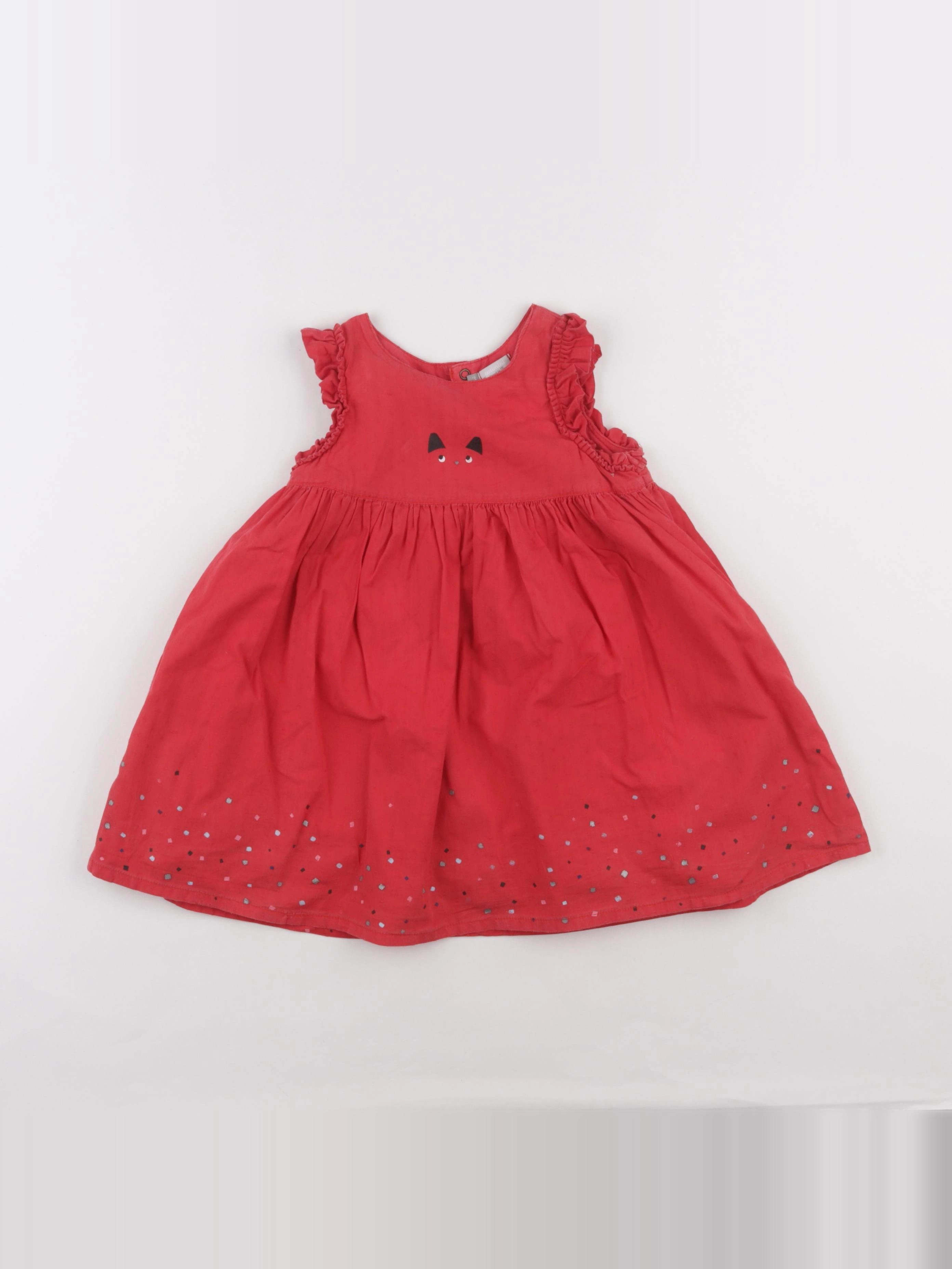Catimini - robe rouge - 3 mois