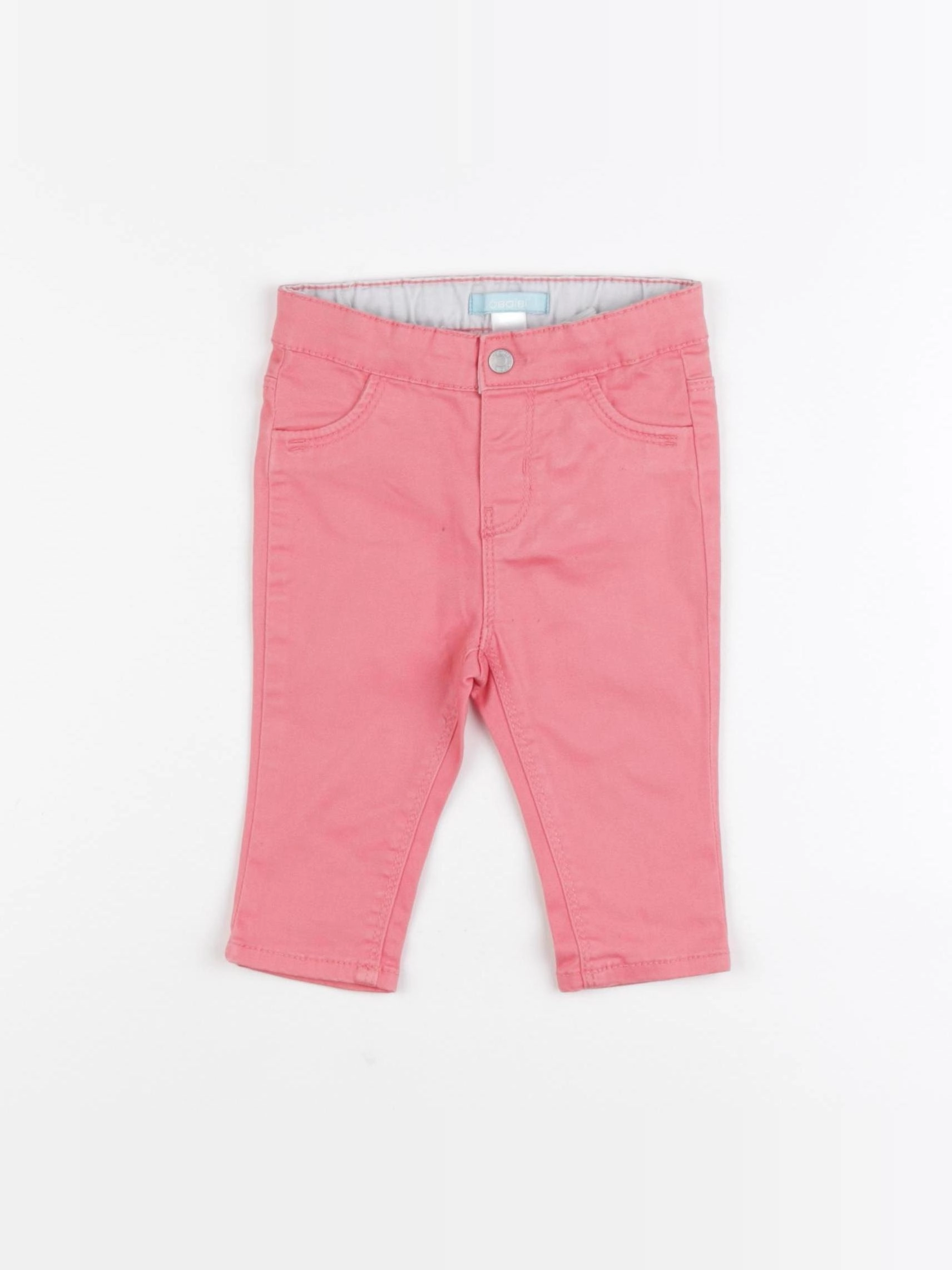 Obaïbi - pantalon rose - 6 mois