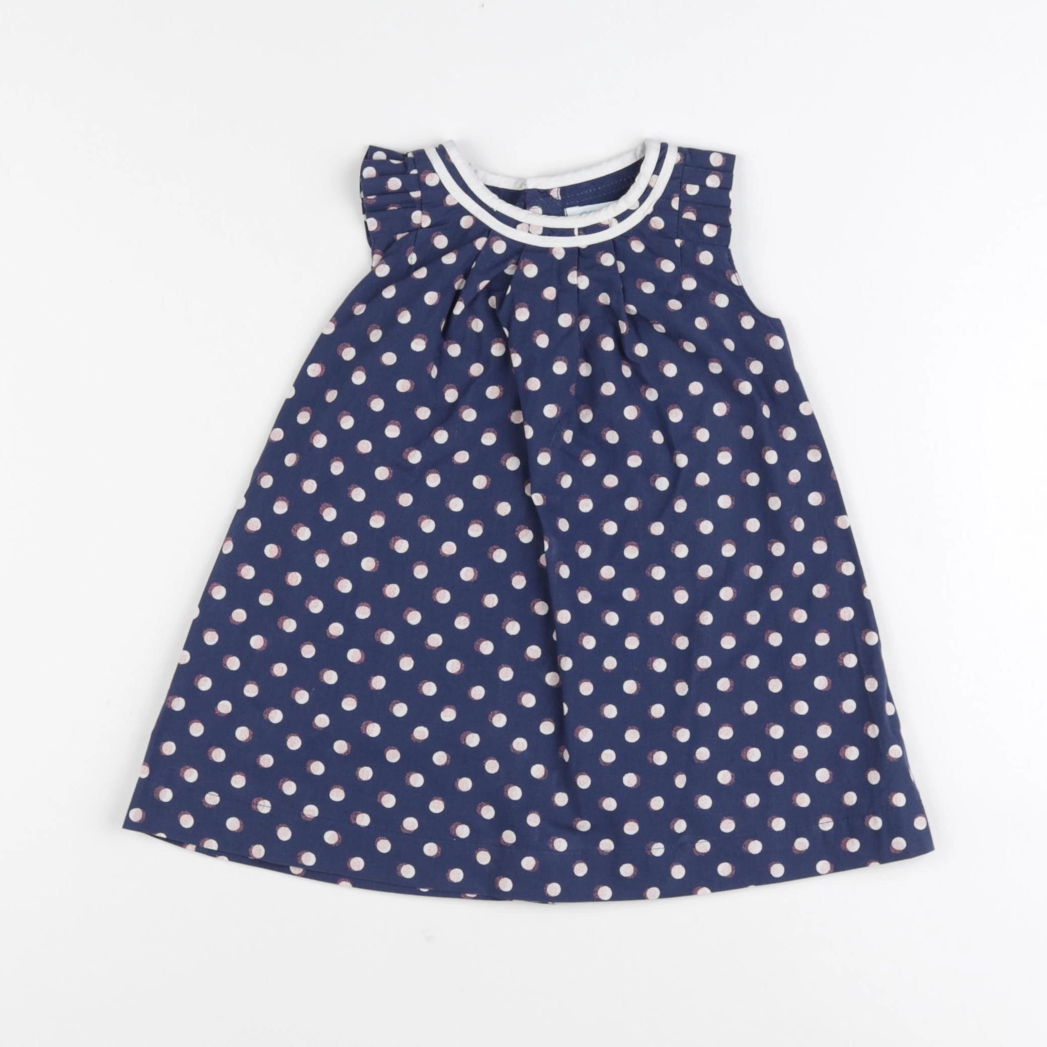 Obaïbi - robe bleu - 6 mois