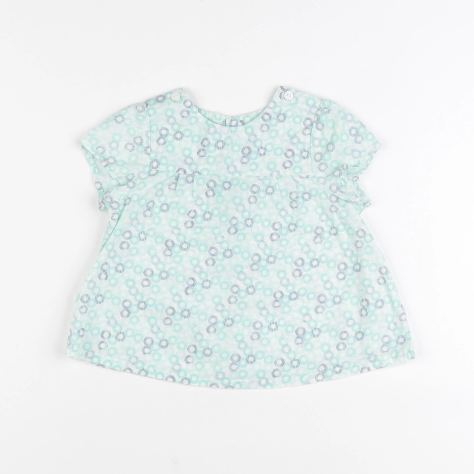 Obaïbi - tee-shirt vert - 12 mois