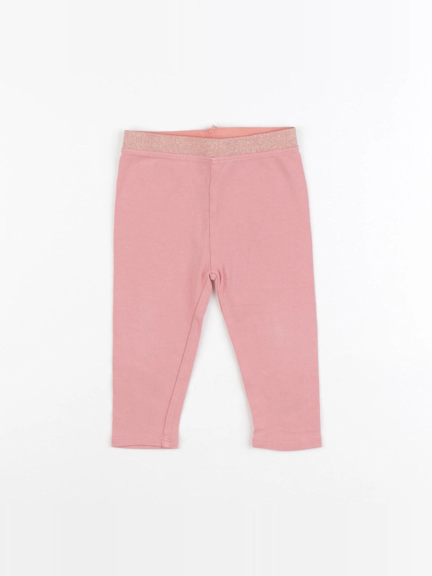Vertbaudet - legging rose - 9 mois
