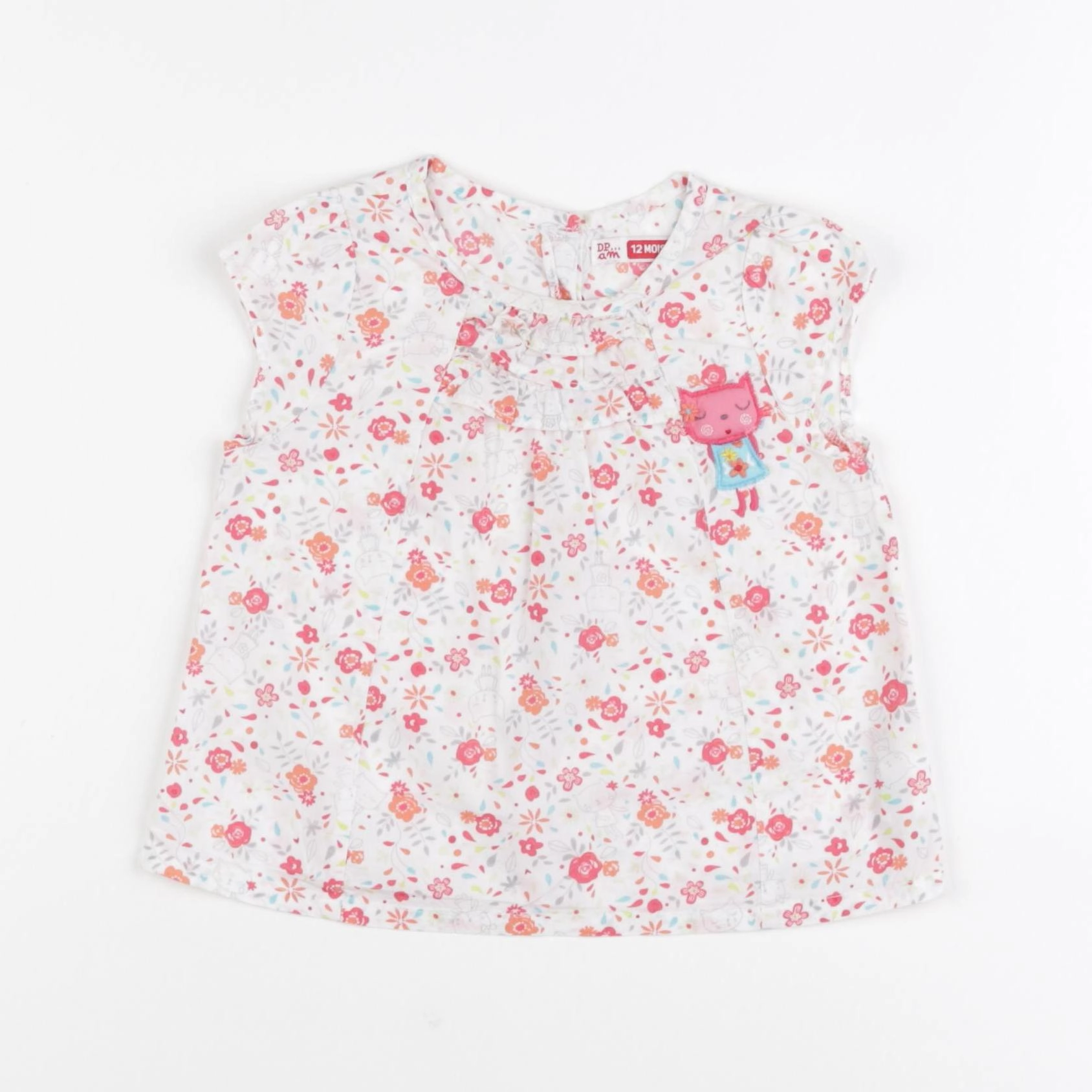 DPAM - robe multicolore - 12 mois