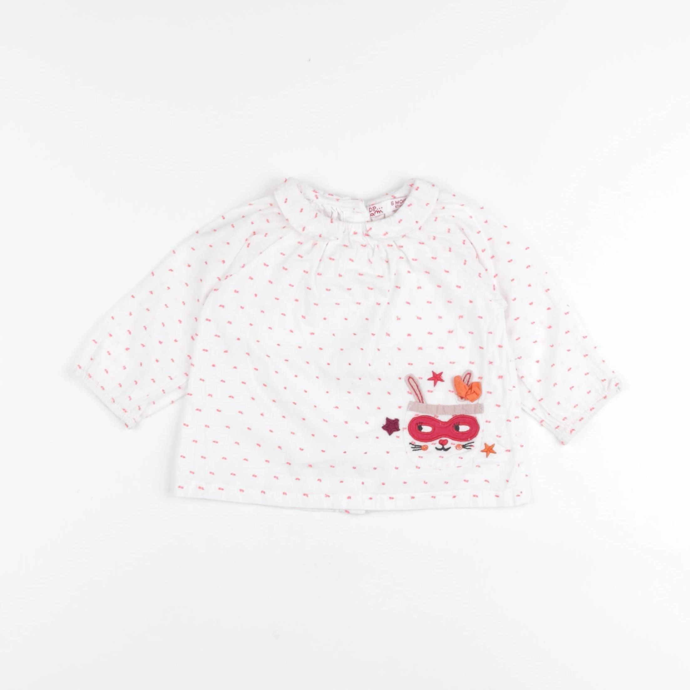 DPAM - chemise multicolore - 6 mois