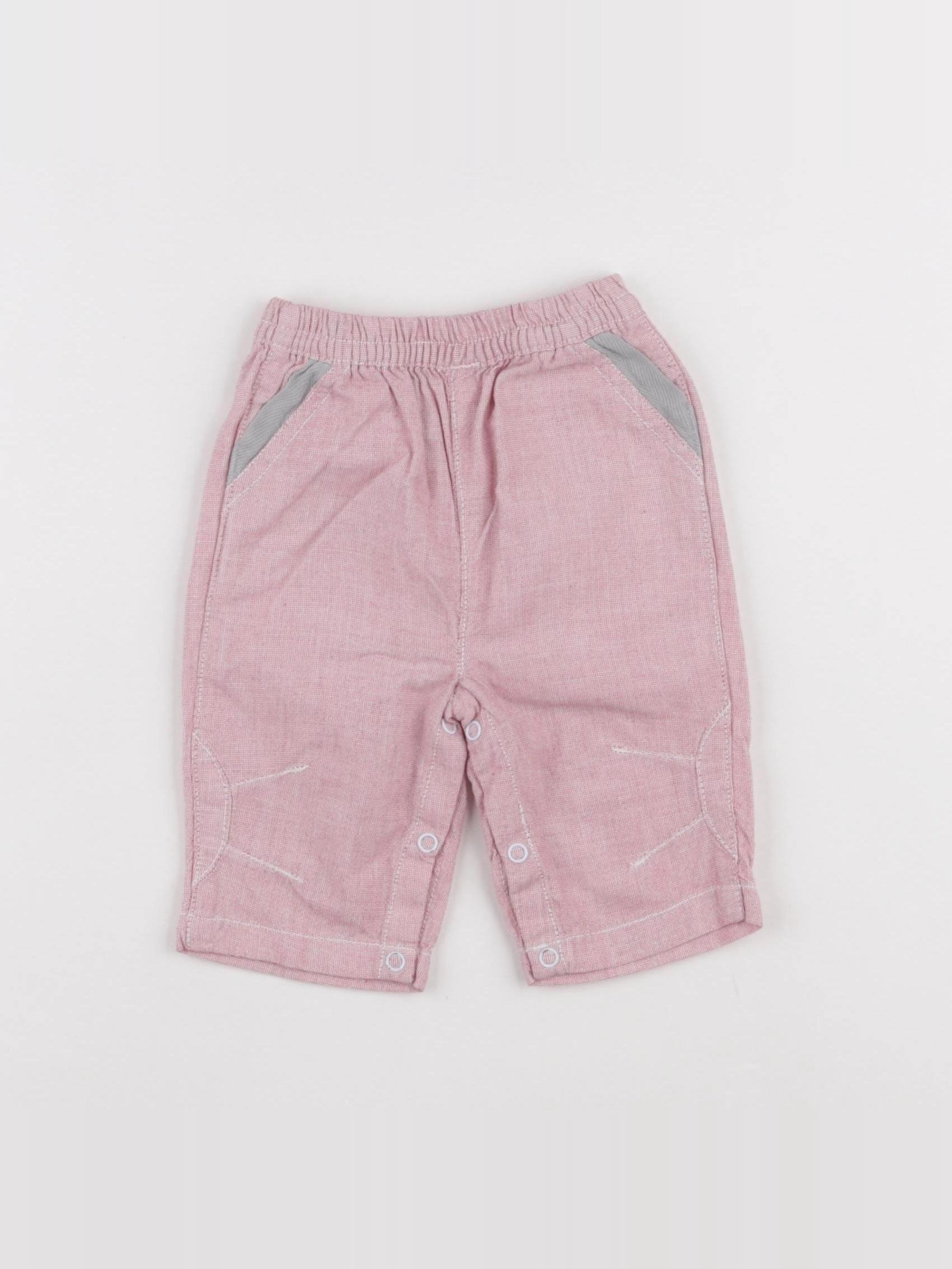 Obaïbi - pantalon rouge - 3 mois