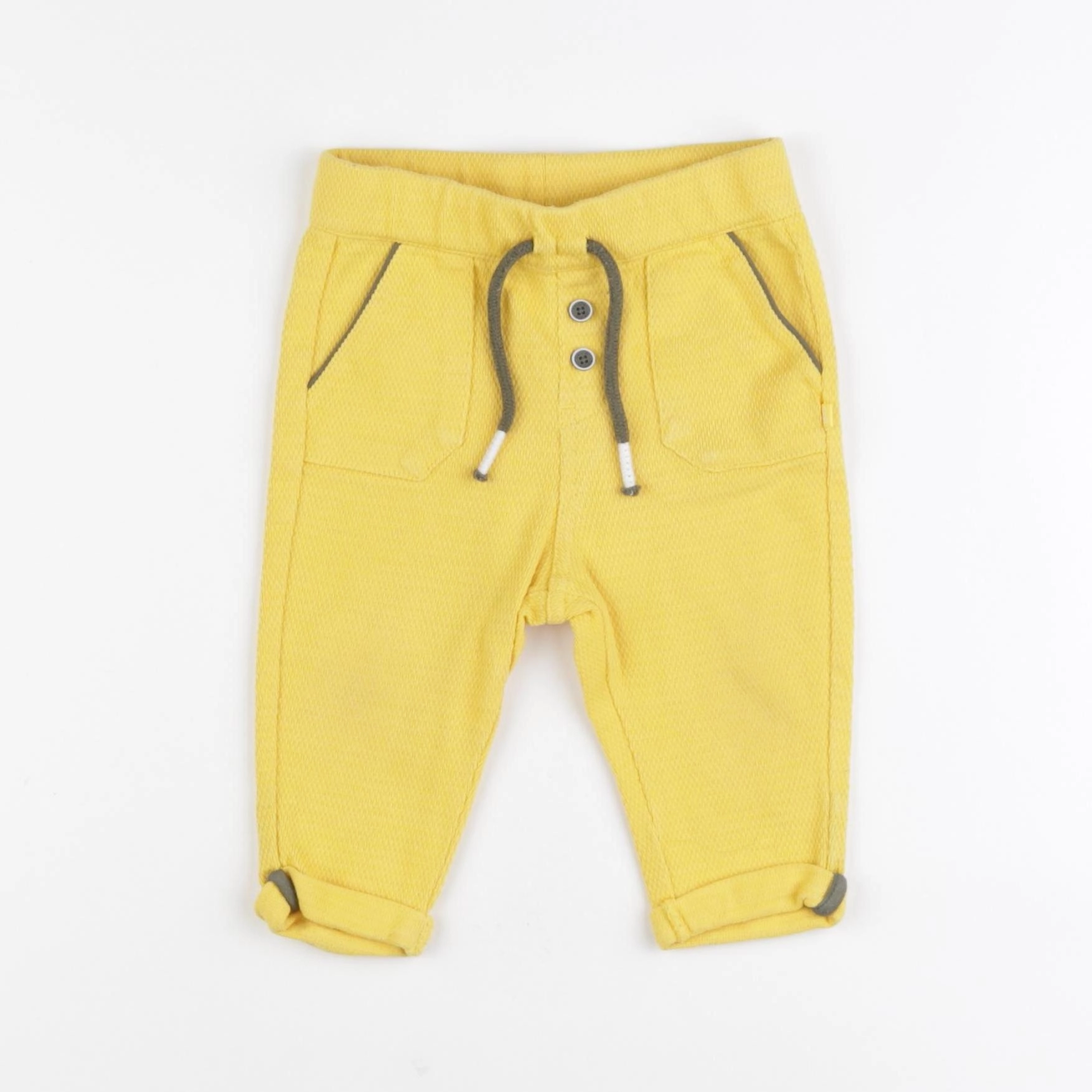 Obaïbi - pantalon jaune - 6 mois