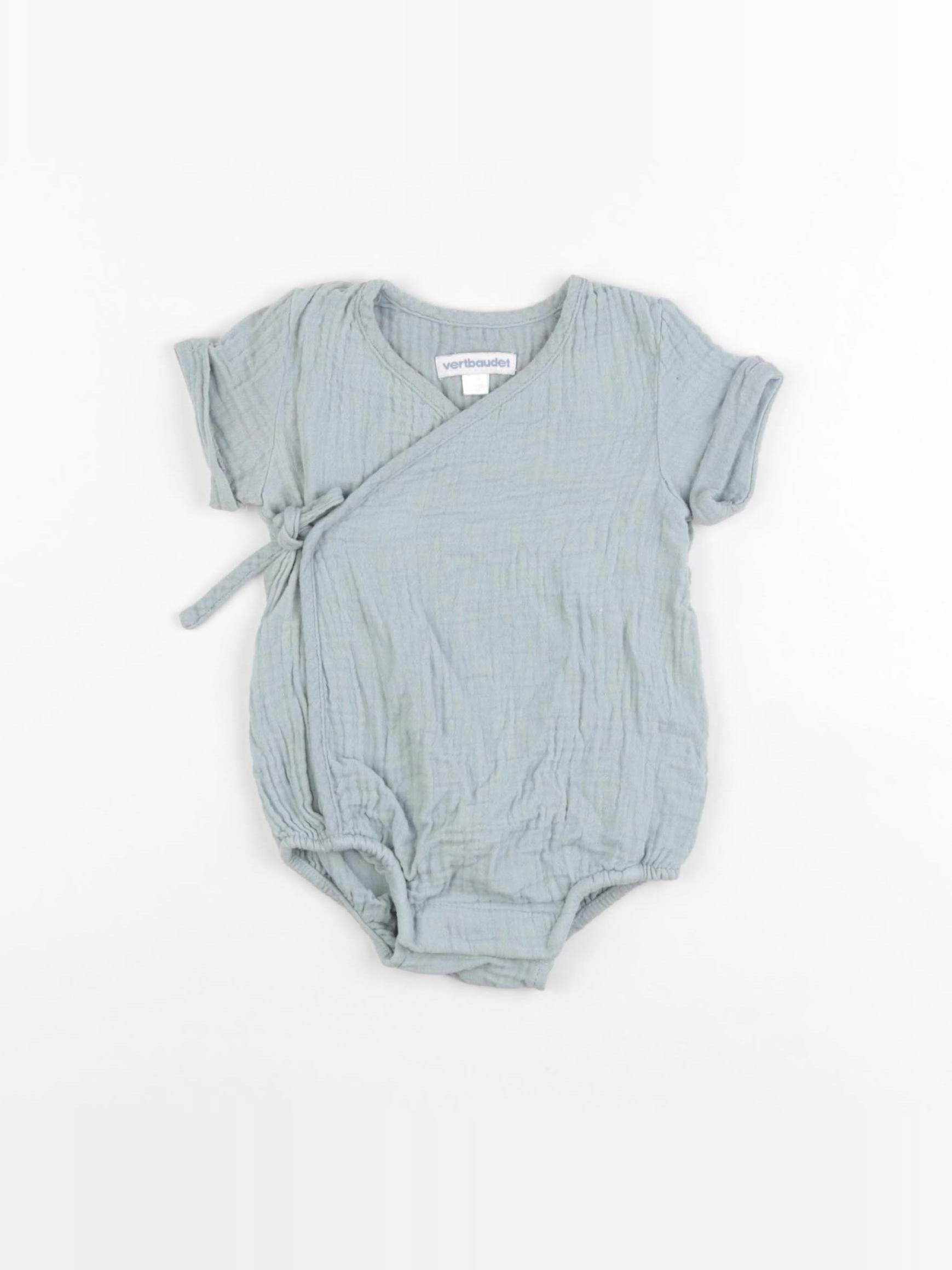 Vertbaudet - combinaison bleu - 3 mois