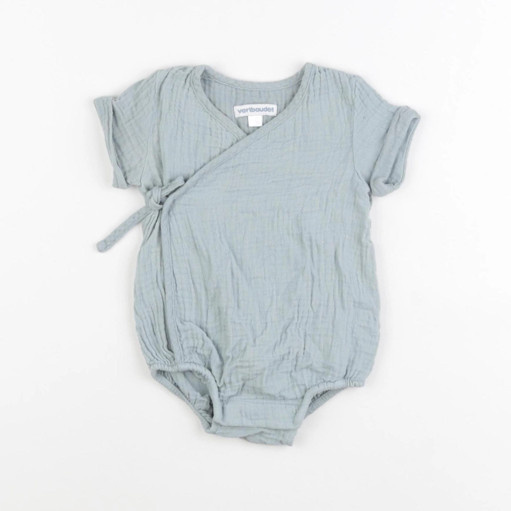 Vertbaudet - combinaison bleu - 3 mois