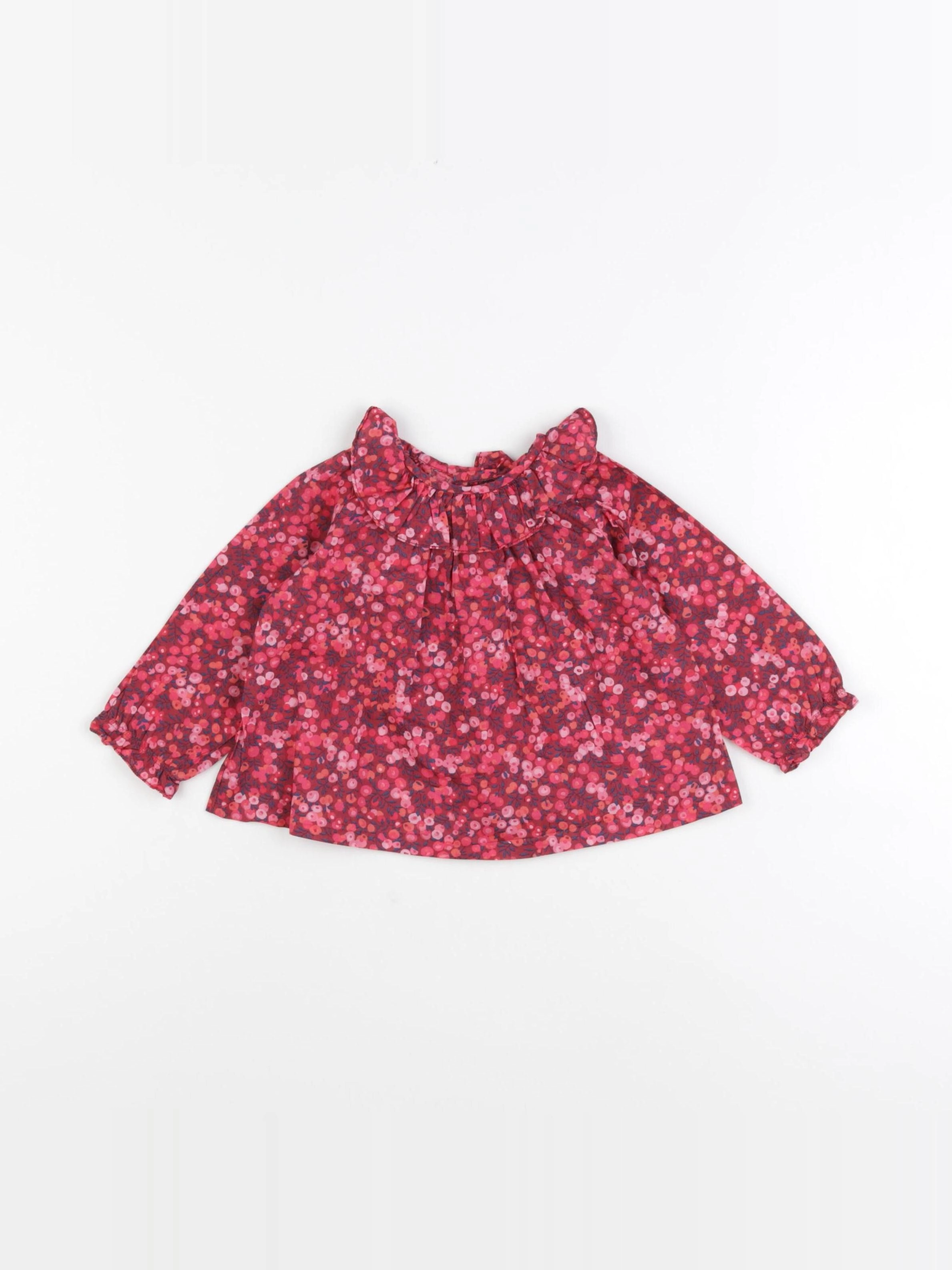 Jacadi - blouse liberty multicolore - 12 mois