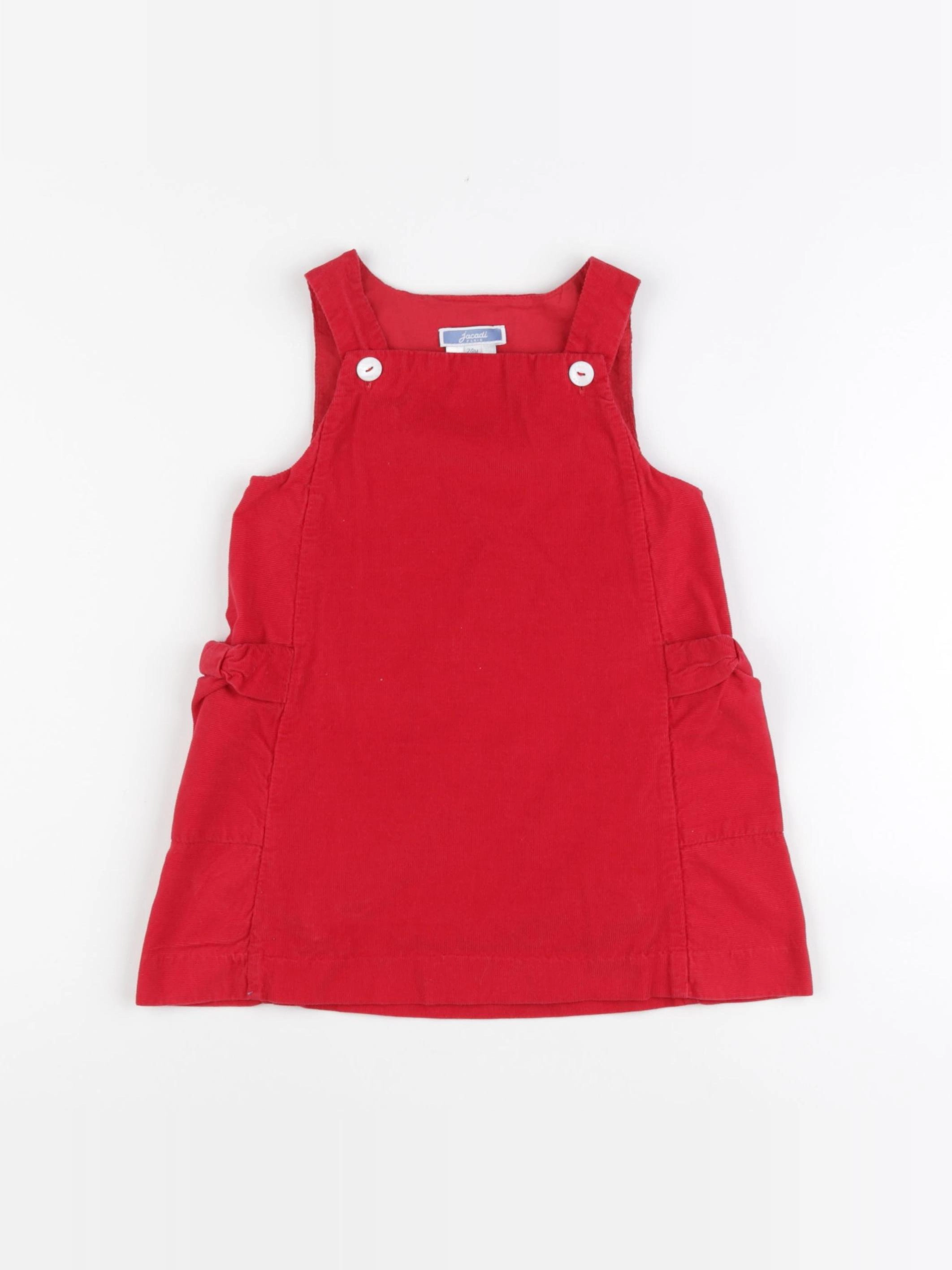 Jacadi - robe rouge - 24 mois