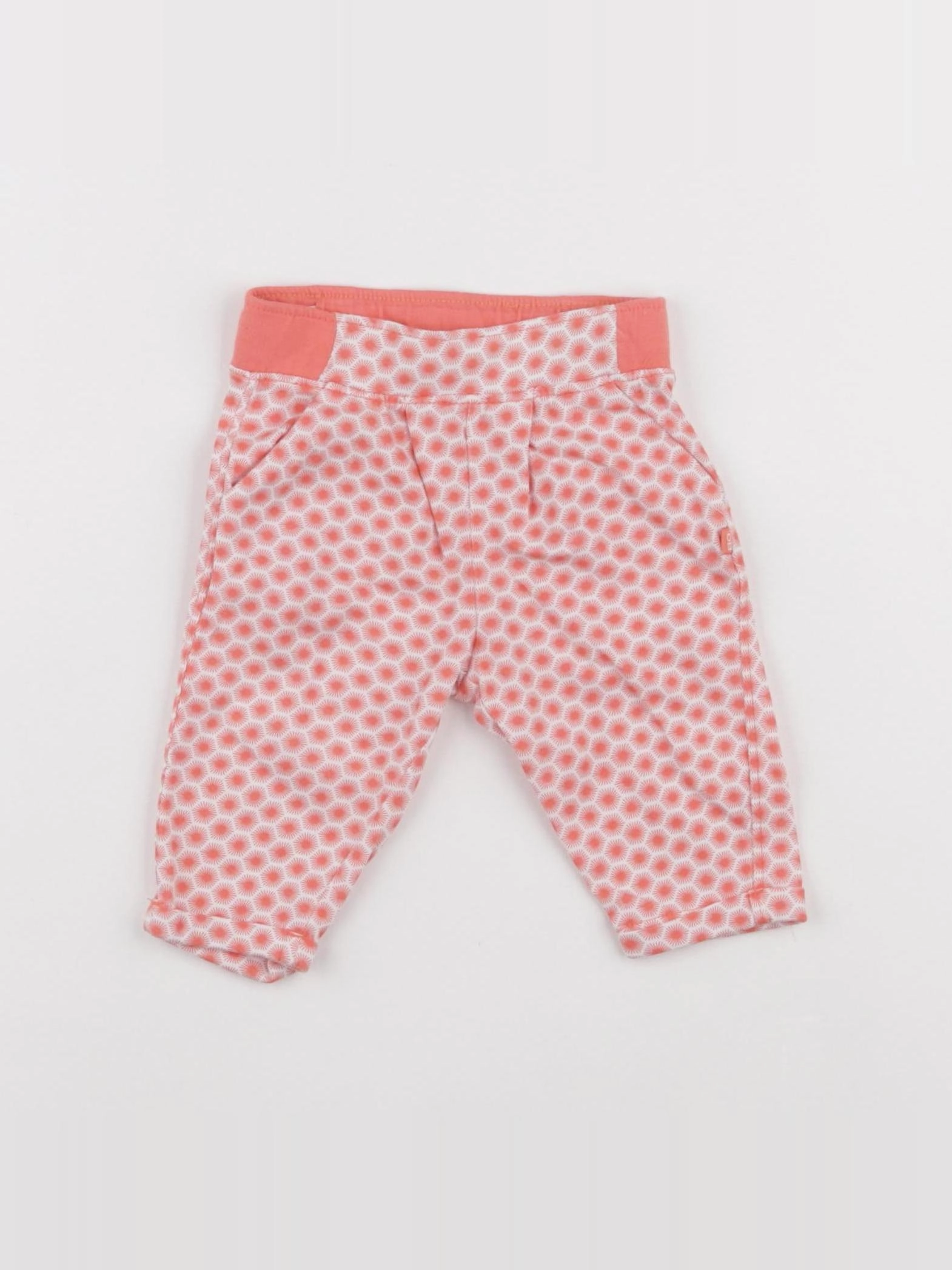 Obaïbi - pantalon orange - 3 mois