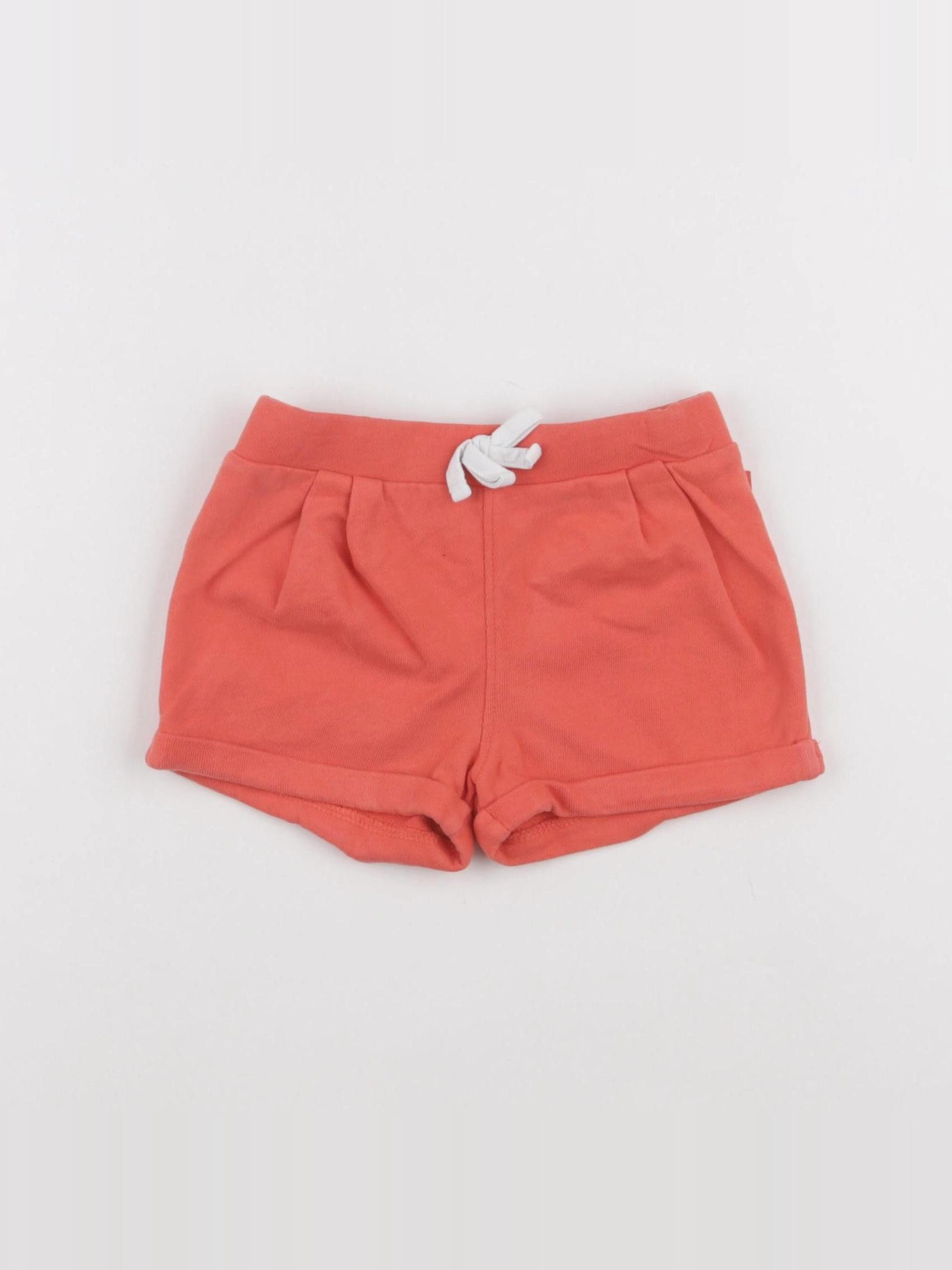 Obaïbi - short orange - 12 mois
