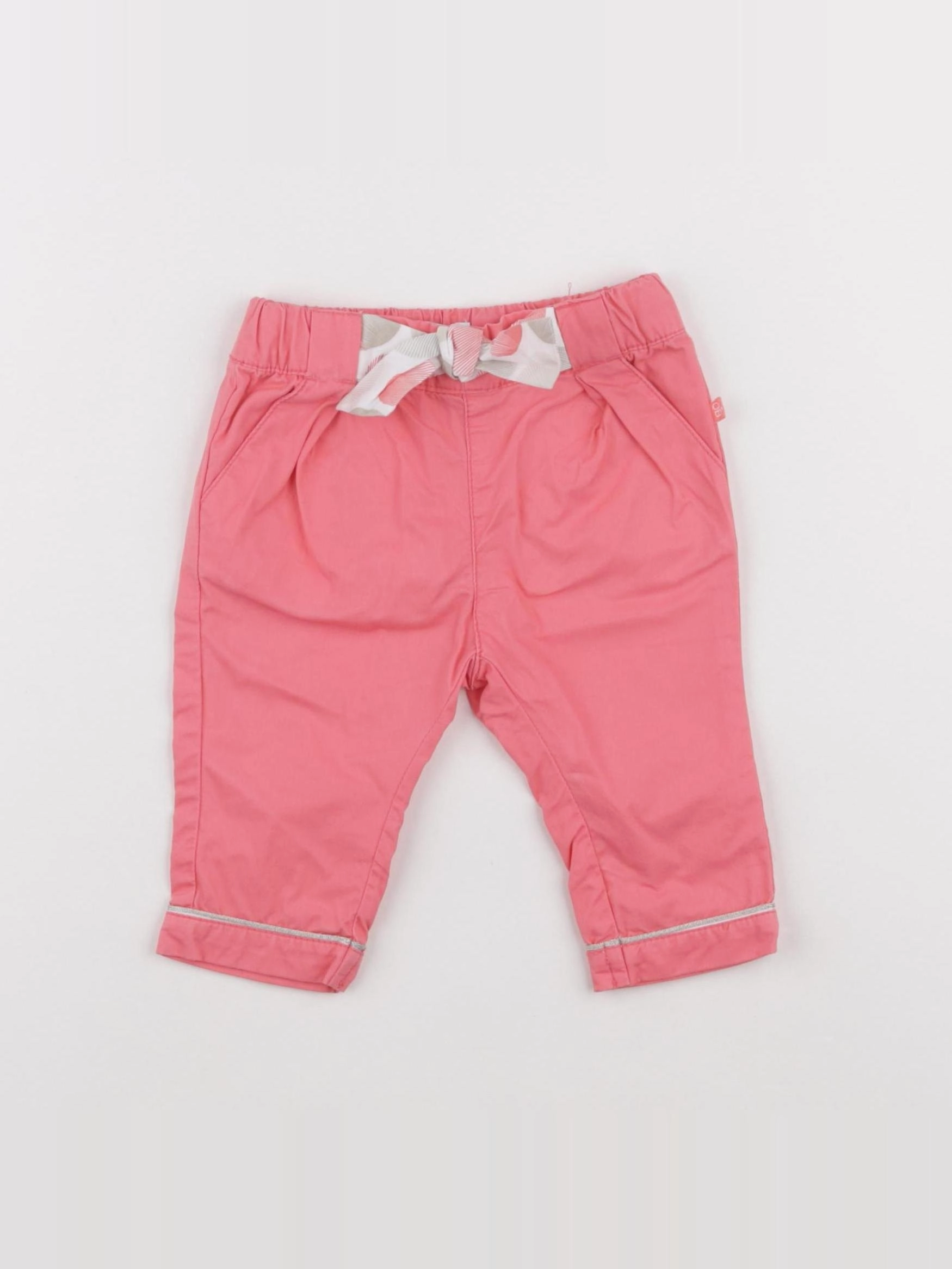 Obaïbi - pantalon rose - 6 mois