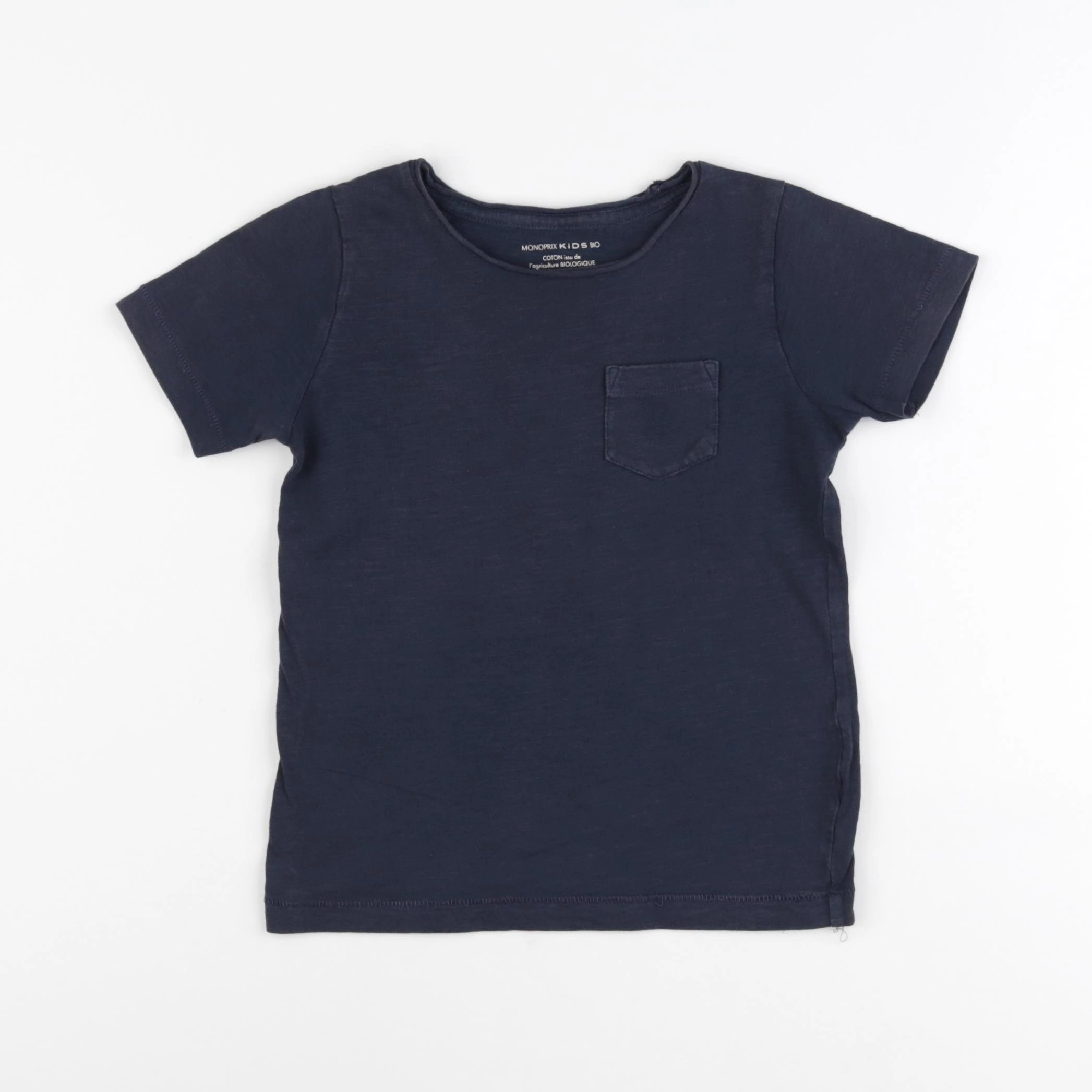 Monoprix - tee-shirt bleu - 4 ans
