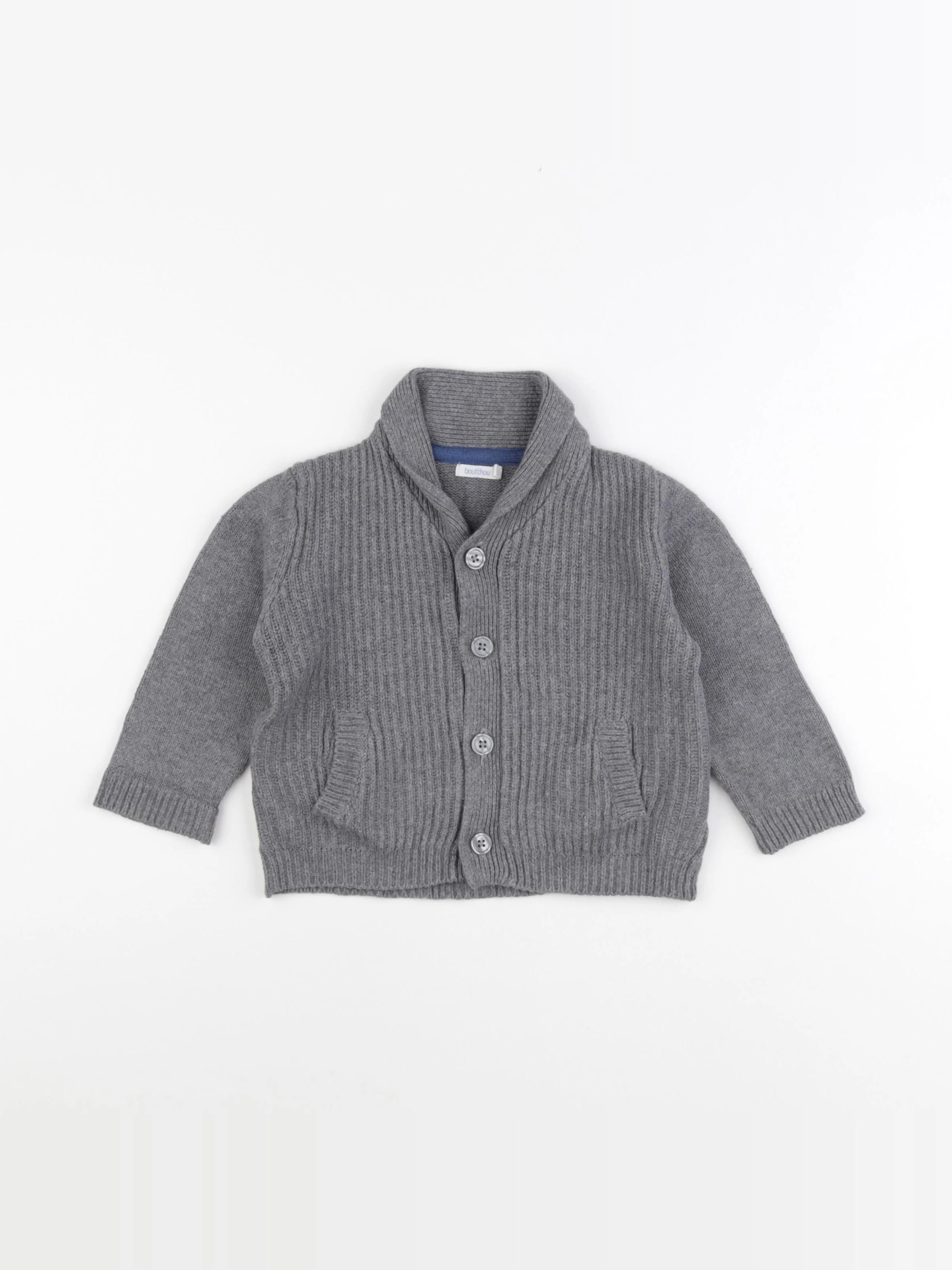 Boutchou - gilet gris - 18 mois