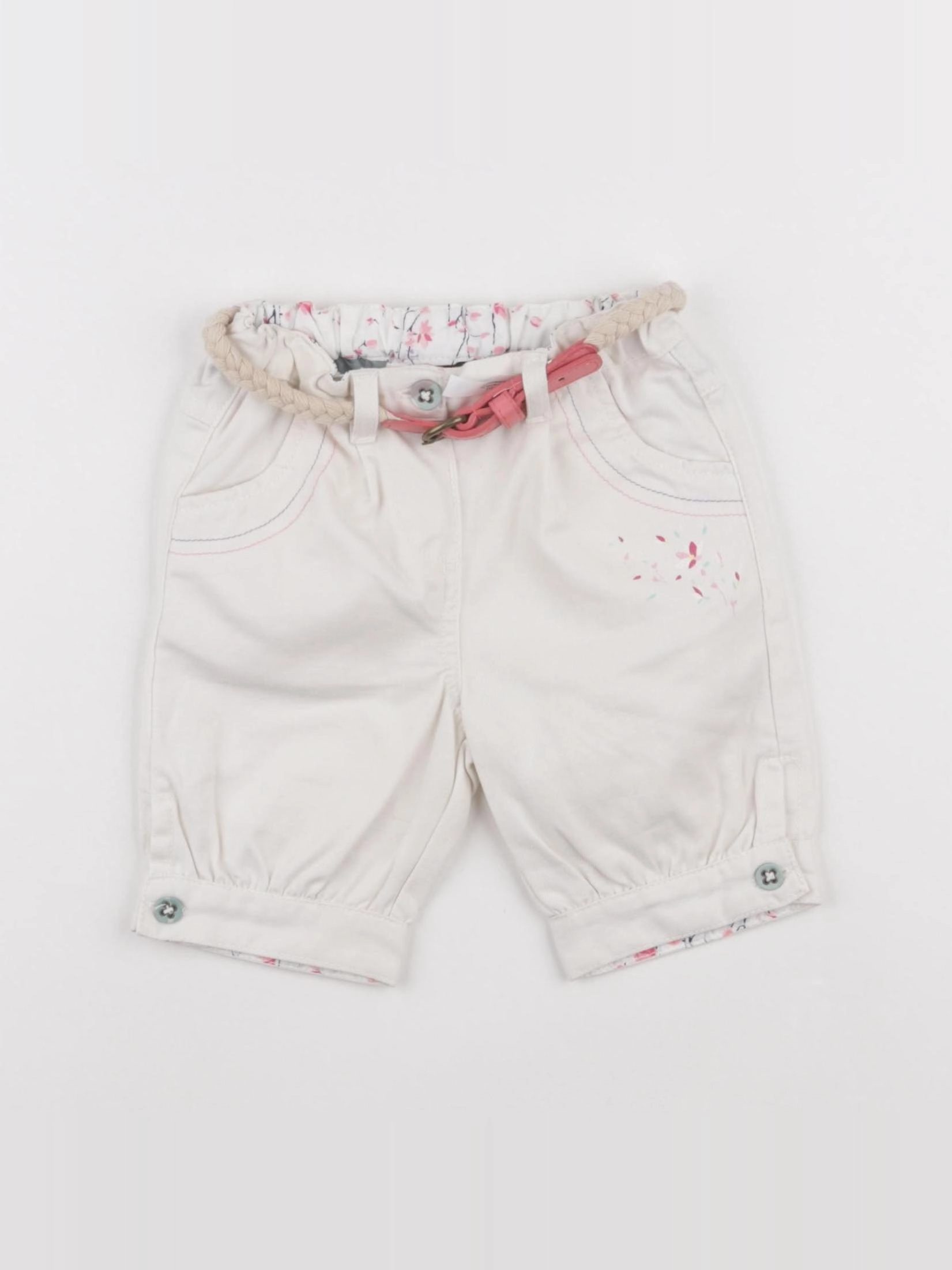 Sergent Major - pantalon blanc - 6 mois
