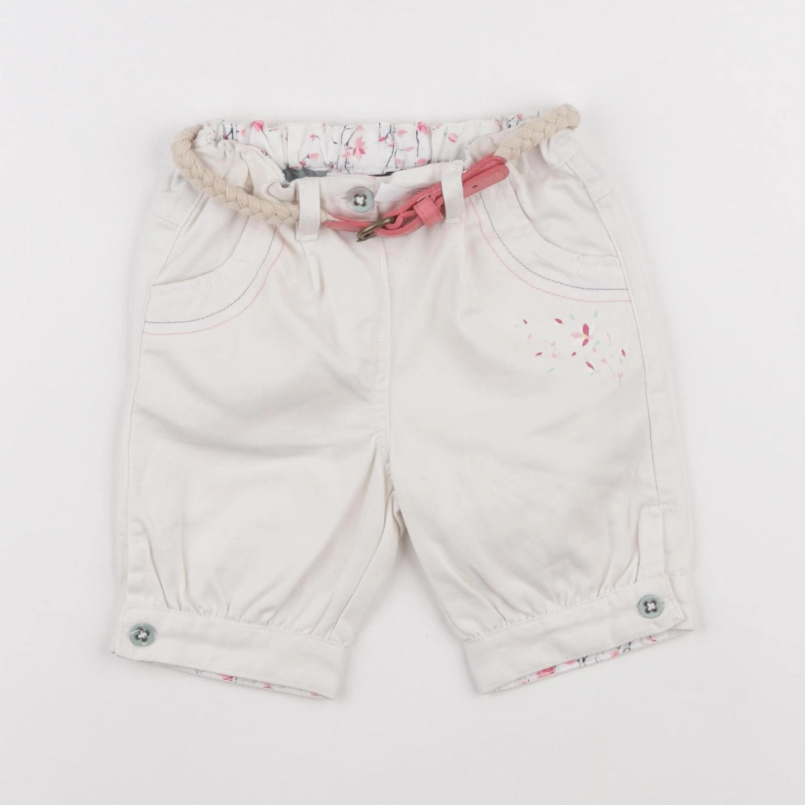 Sergent Major - pantalon blanc - 6 mois