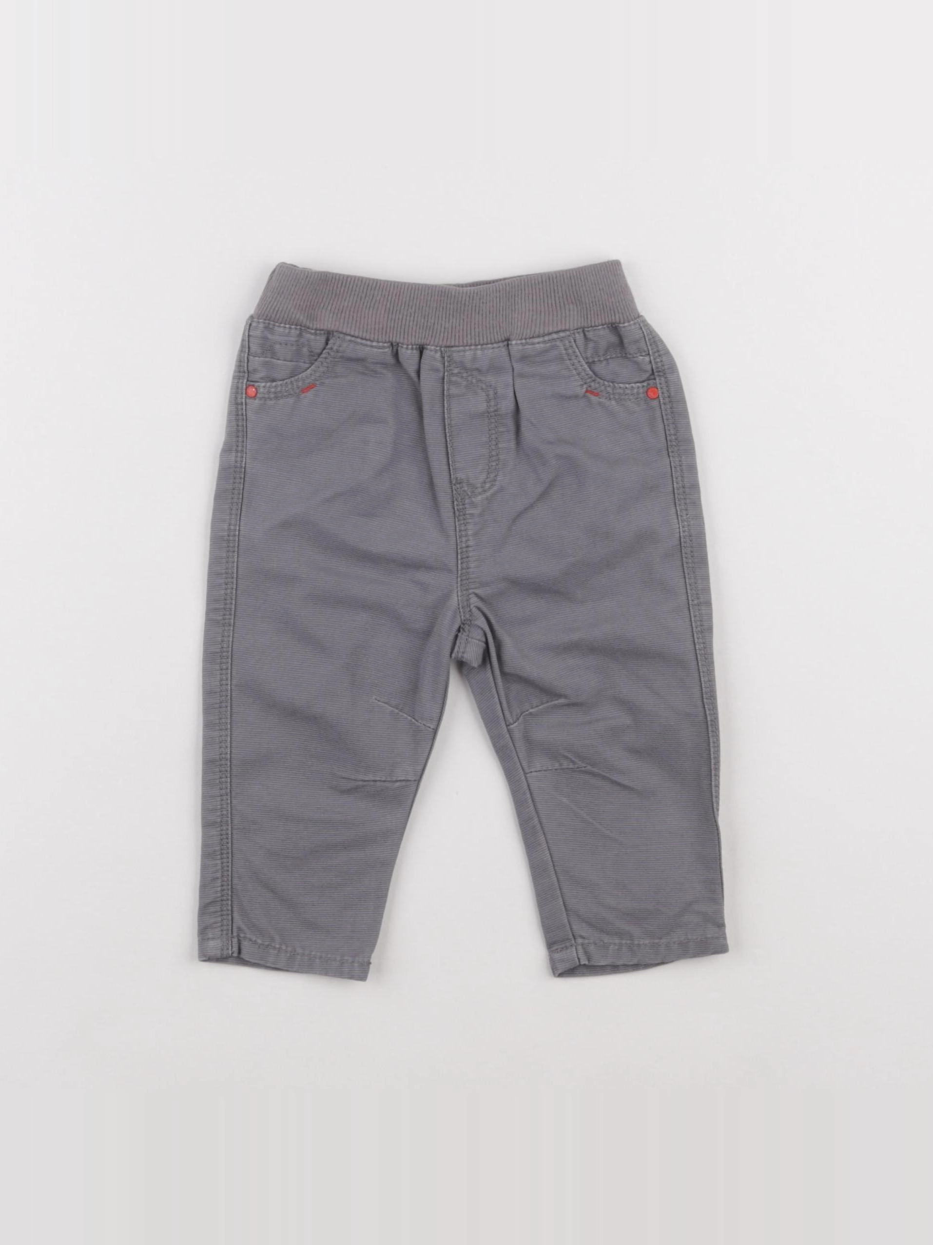 Obaïbi - pantalon gris - 6 mois