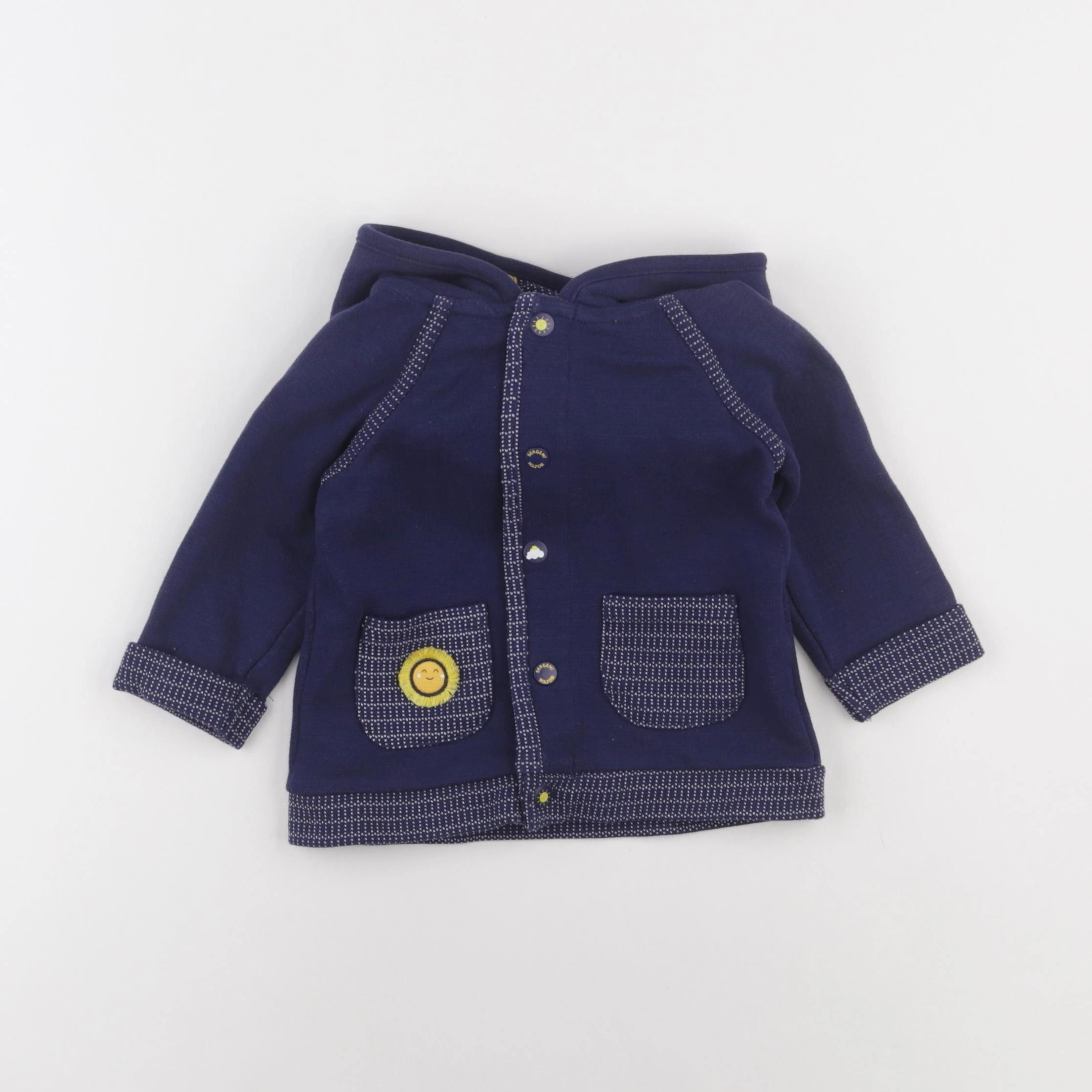 Sergent Major - sweat bleu - 18 mois