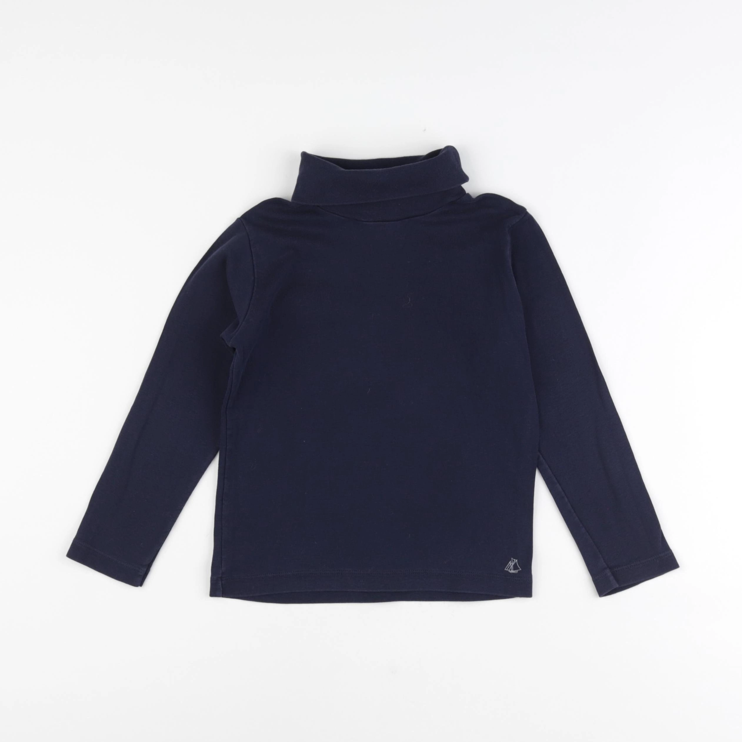 Petit Bateau - sous-pull bleu - 5 ans