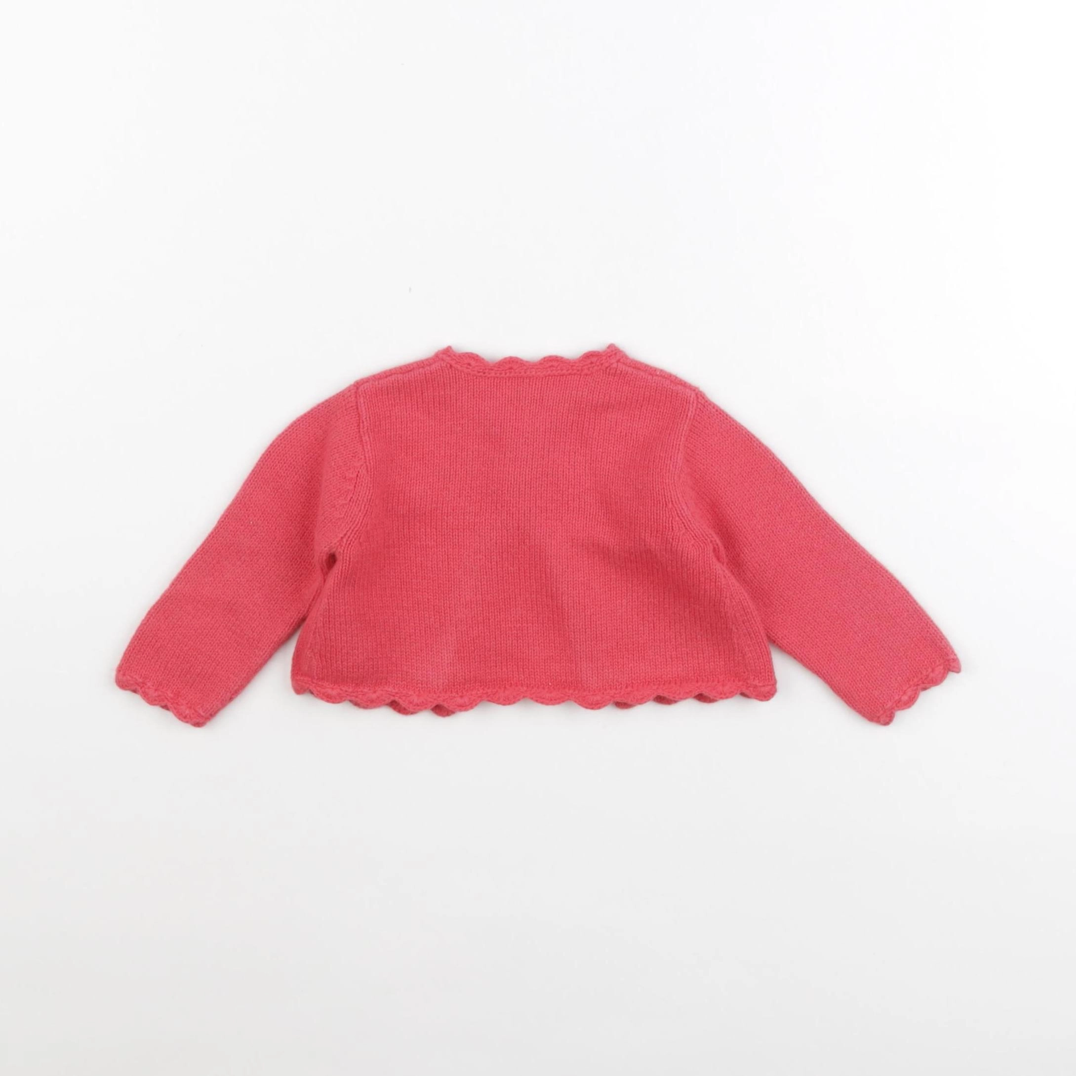 Tartine & Chocolat - gilet rouge - 3 mois
