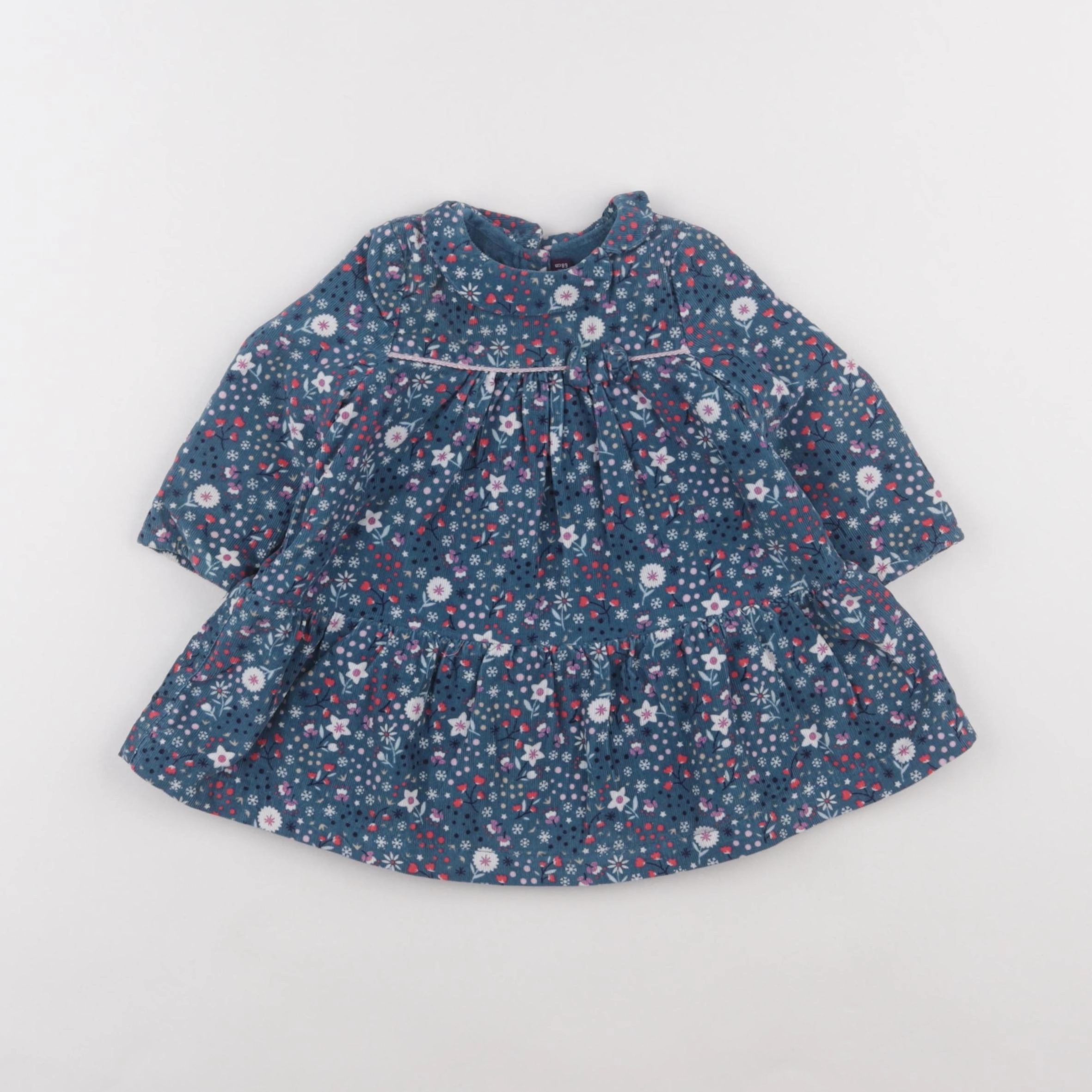 Sergent Major - robe bleu - 6 mois