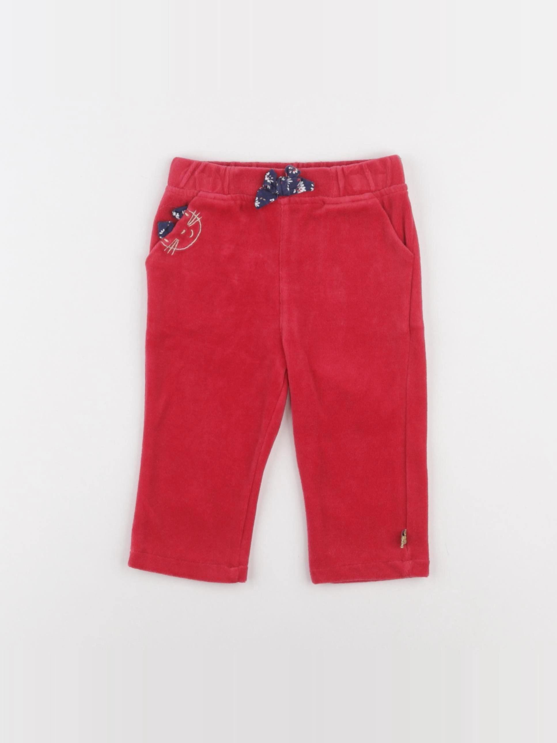 Sergent Major - pantalon rouge - 6 mois