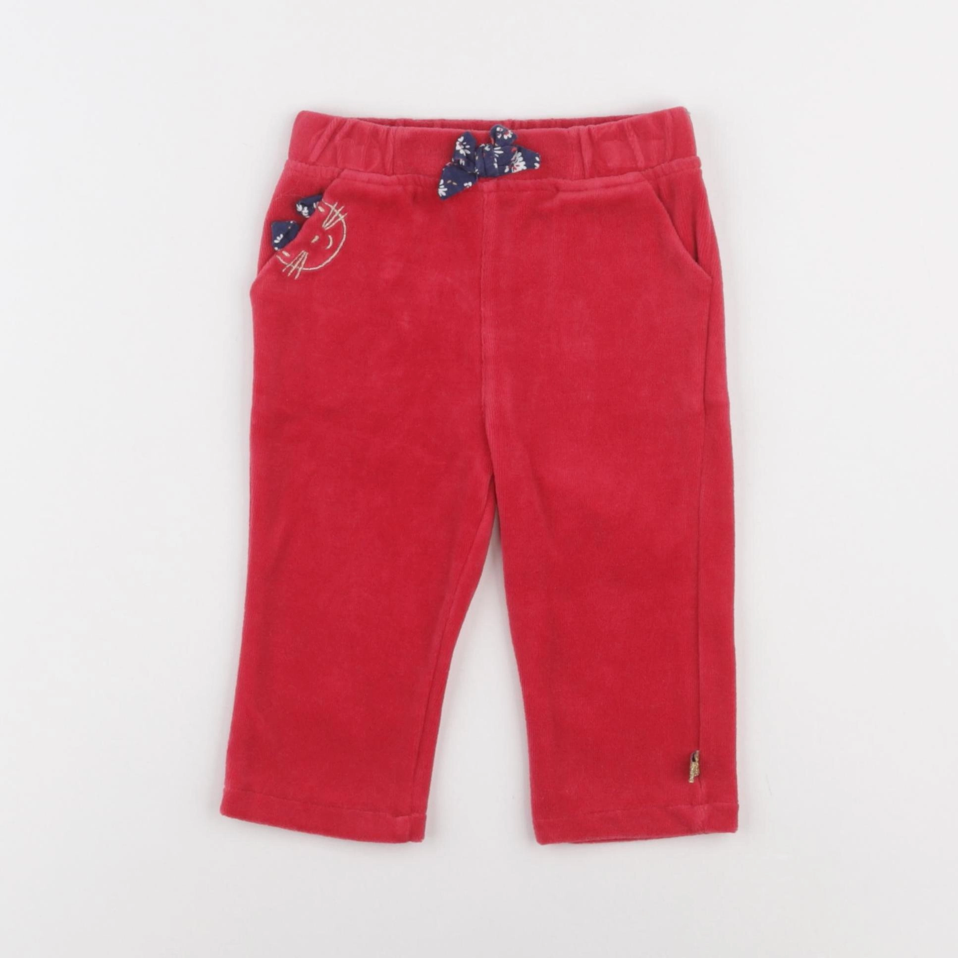 Sergent Major - pantalon rouge - 6 mois