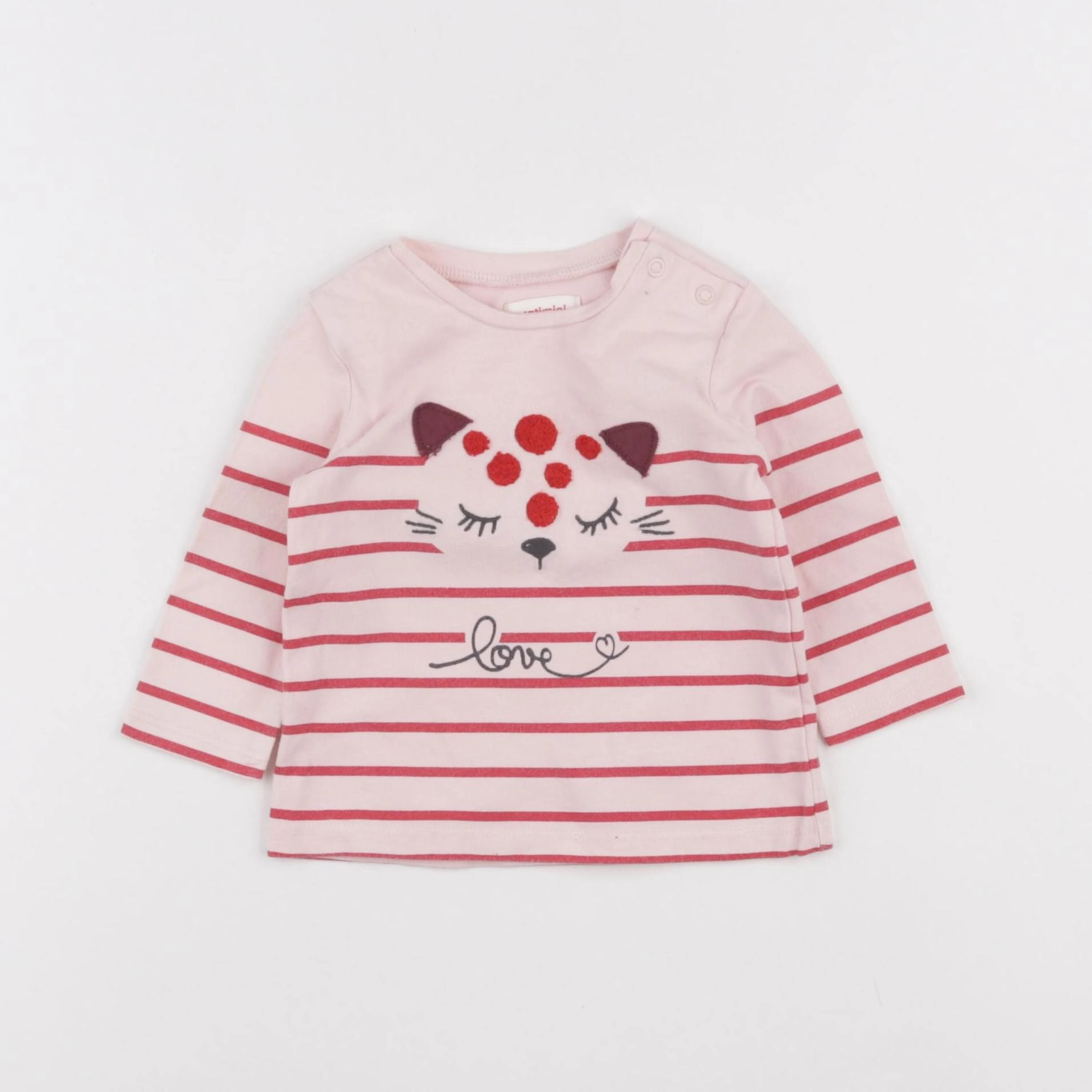 Catimini - tee-shirt rose - 6 mois
