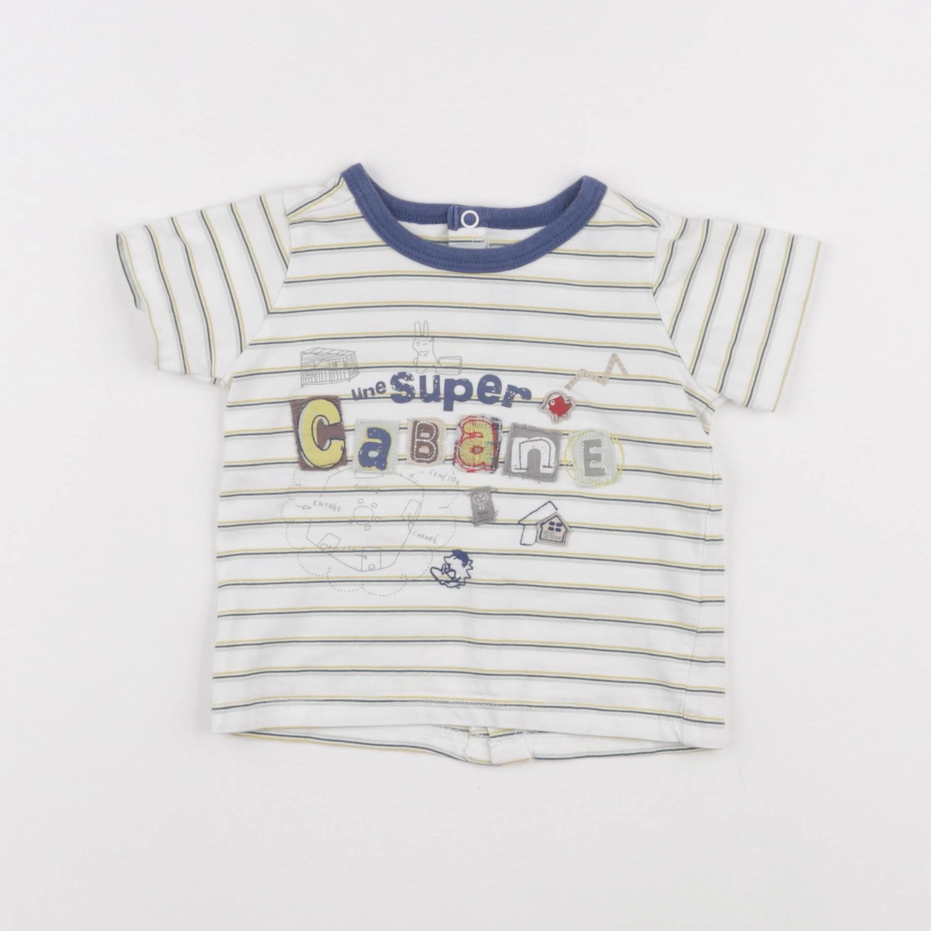 Sergent Major - tee-shirt multicolore - 6 mois