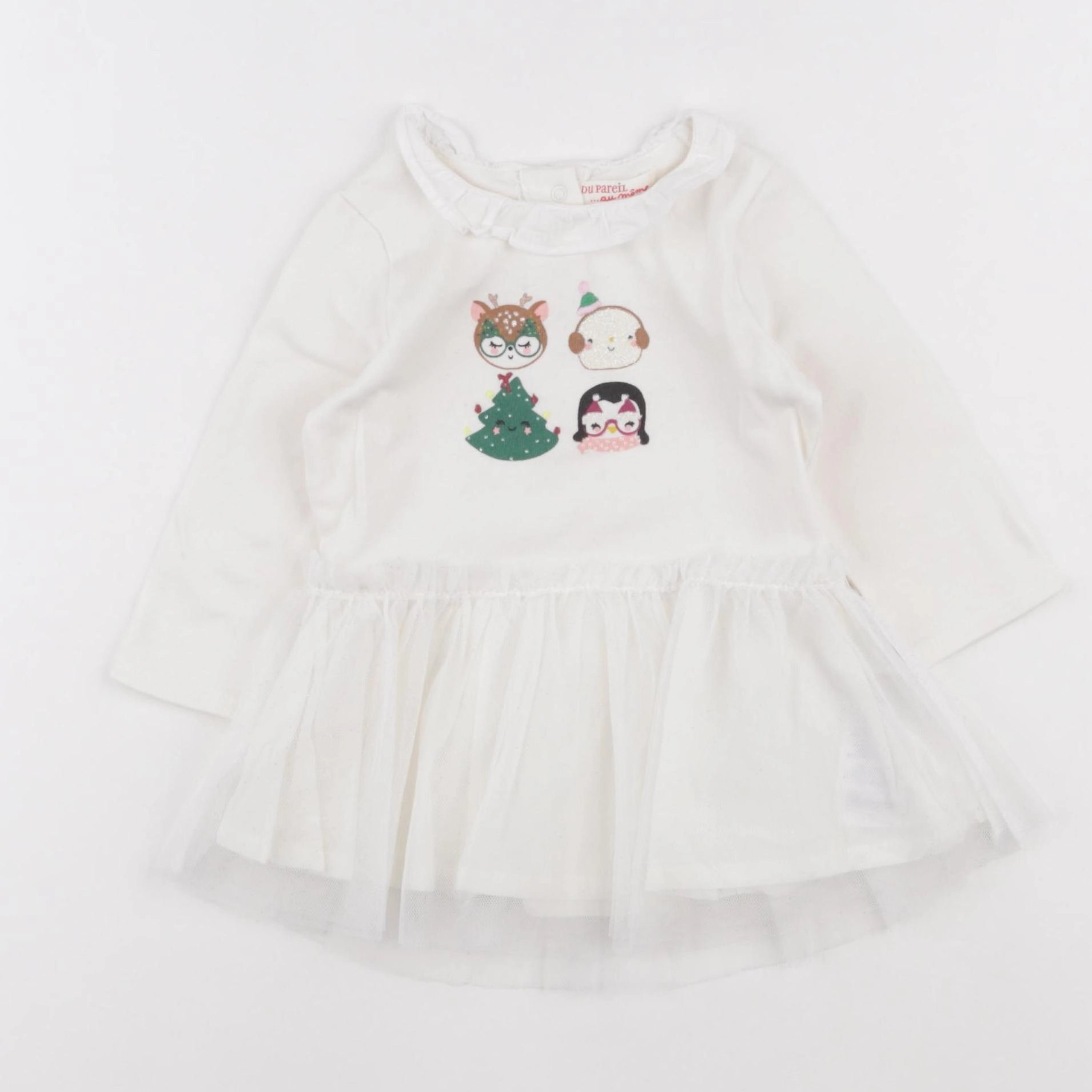 DPAM - robe blanc - 6 mois