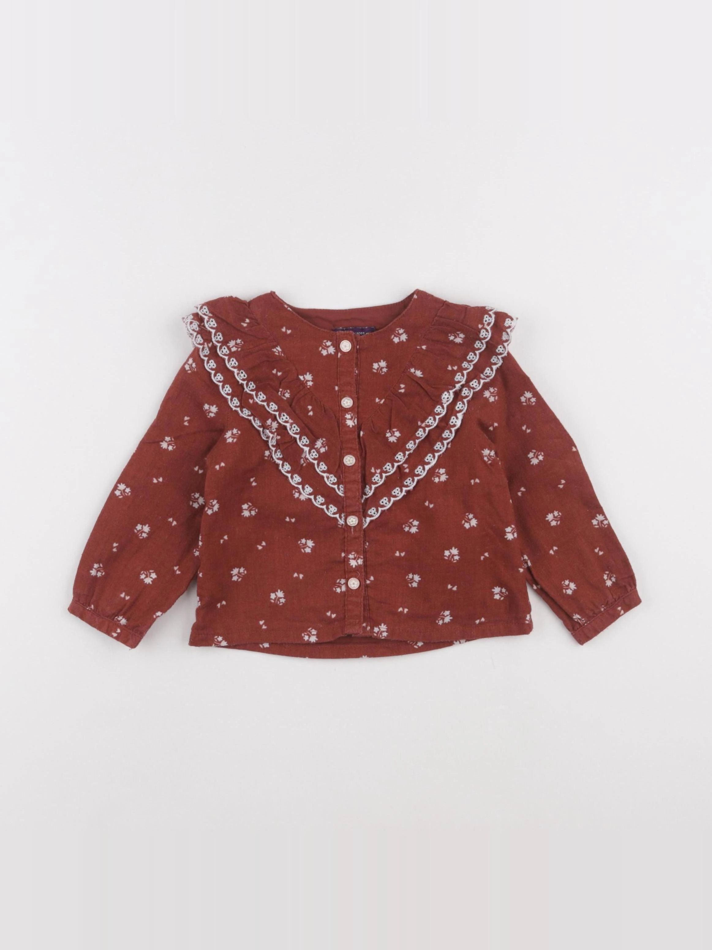 Sergent Major - blouse marron - 12 mois