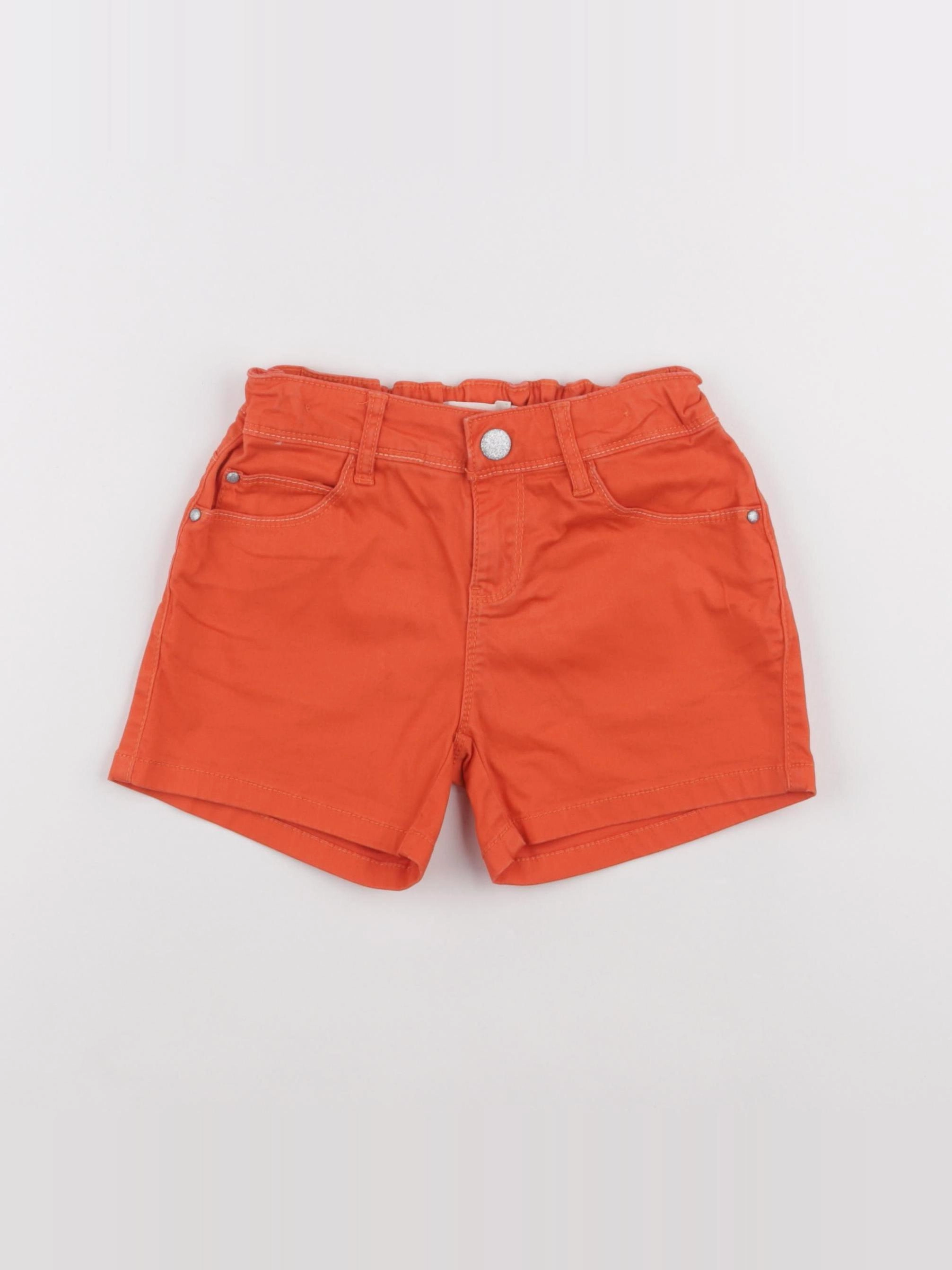 Catimini - short orange - 8 ans