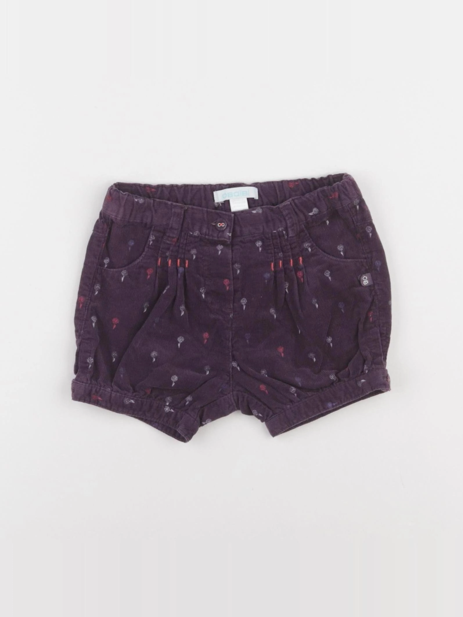 Obaïbi - short violet - 12 mois