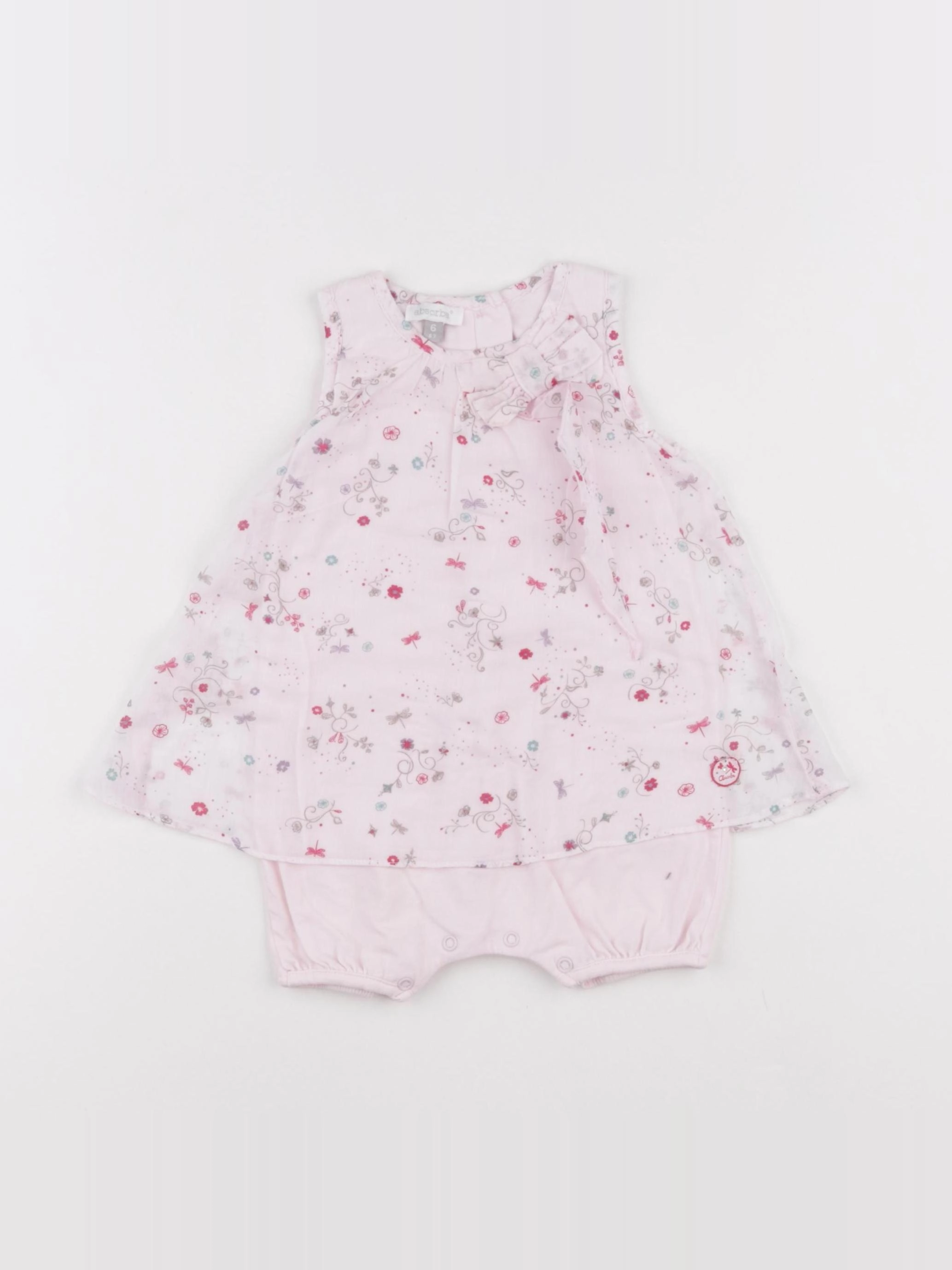 Absorba - body robe rose - 6 mois