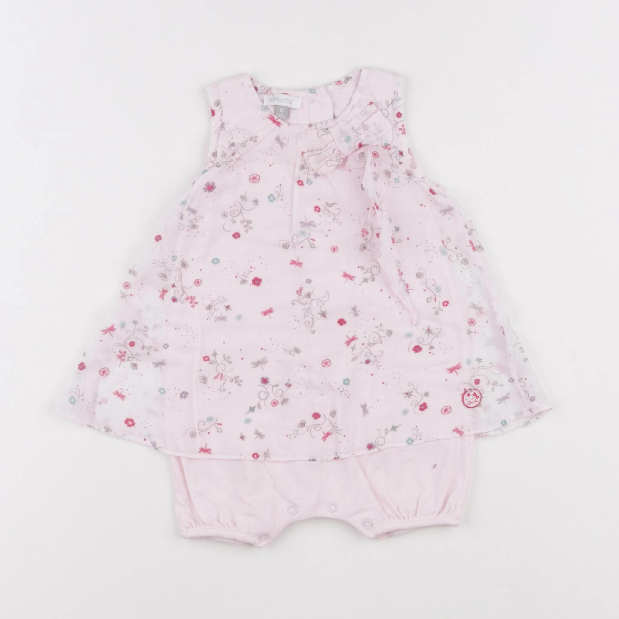 Absorba - body robe rose - 6 mois