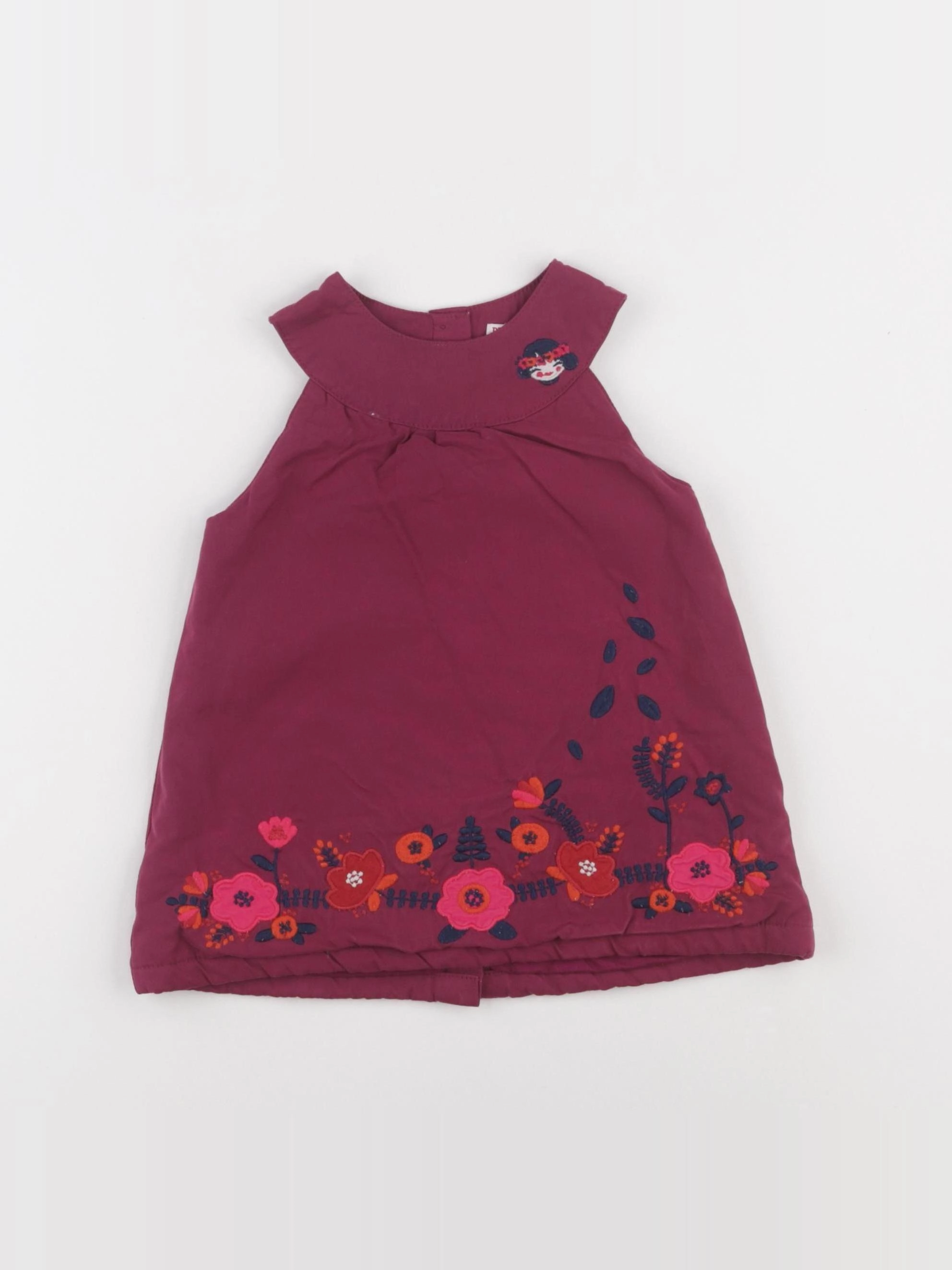DPAM - robe violet - 6 mois