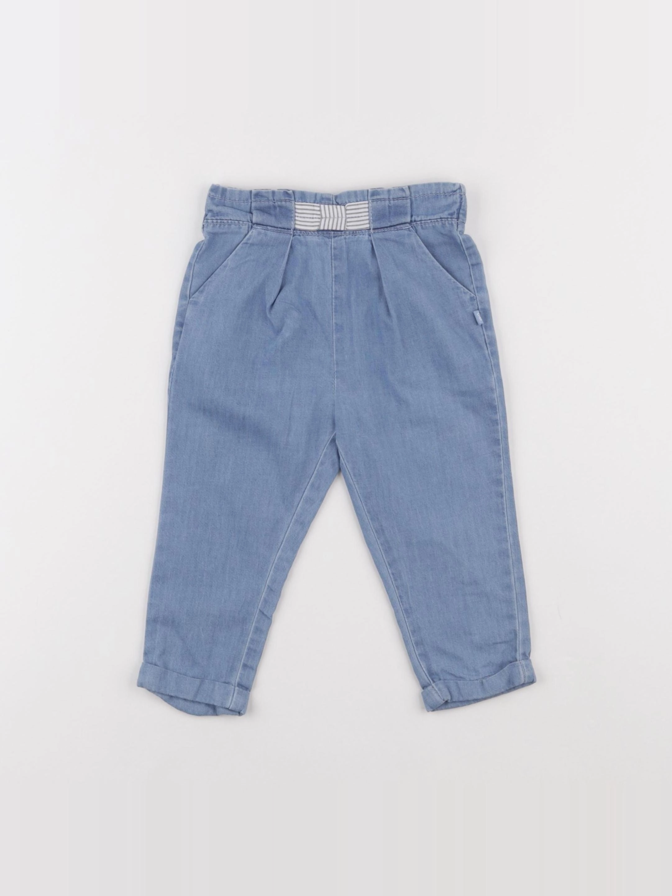 Obaïbi - pantalon bleu - 18 mois