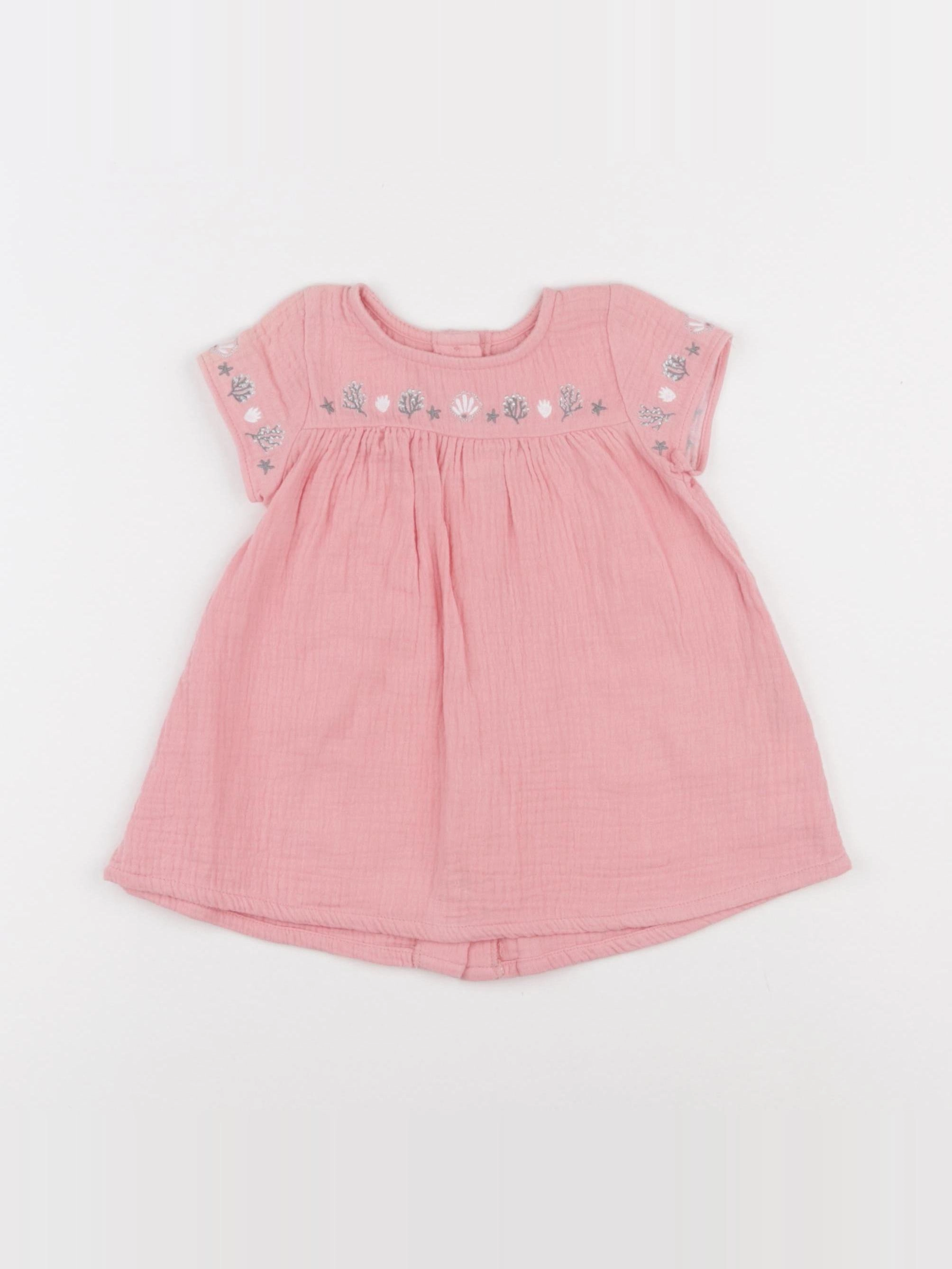 Absorba - robe rose - 6 mois