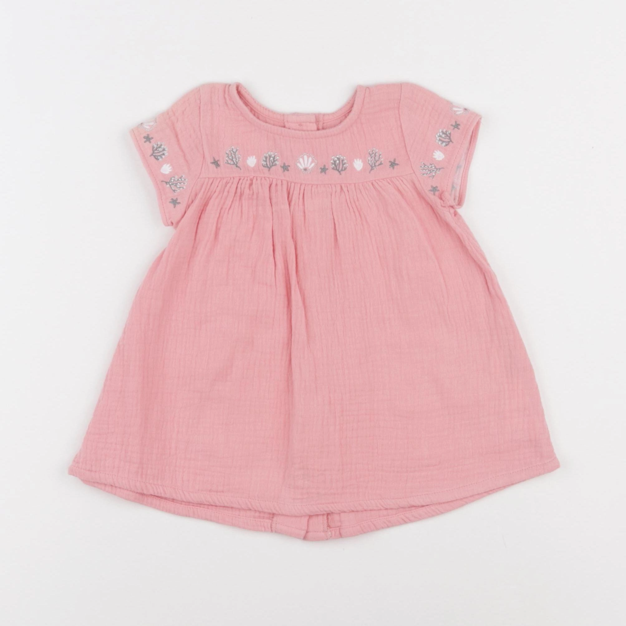 Absorba - robe rose - 6 mois