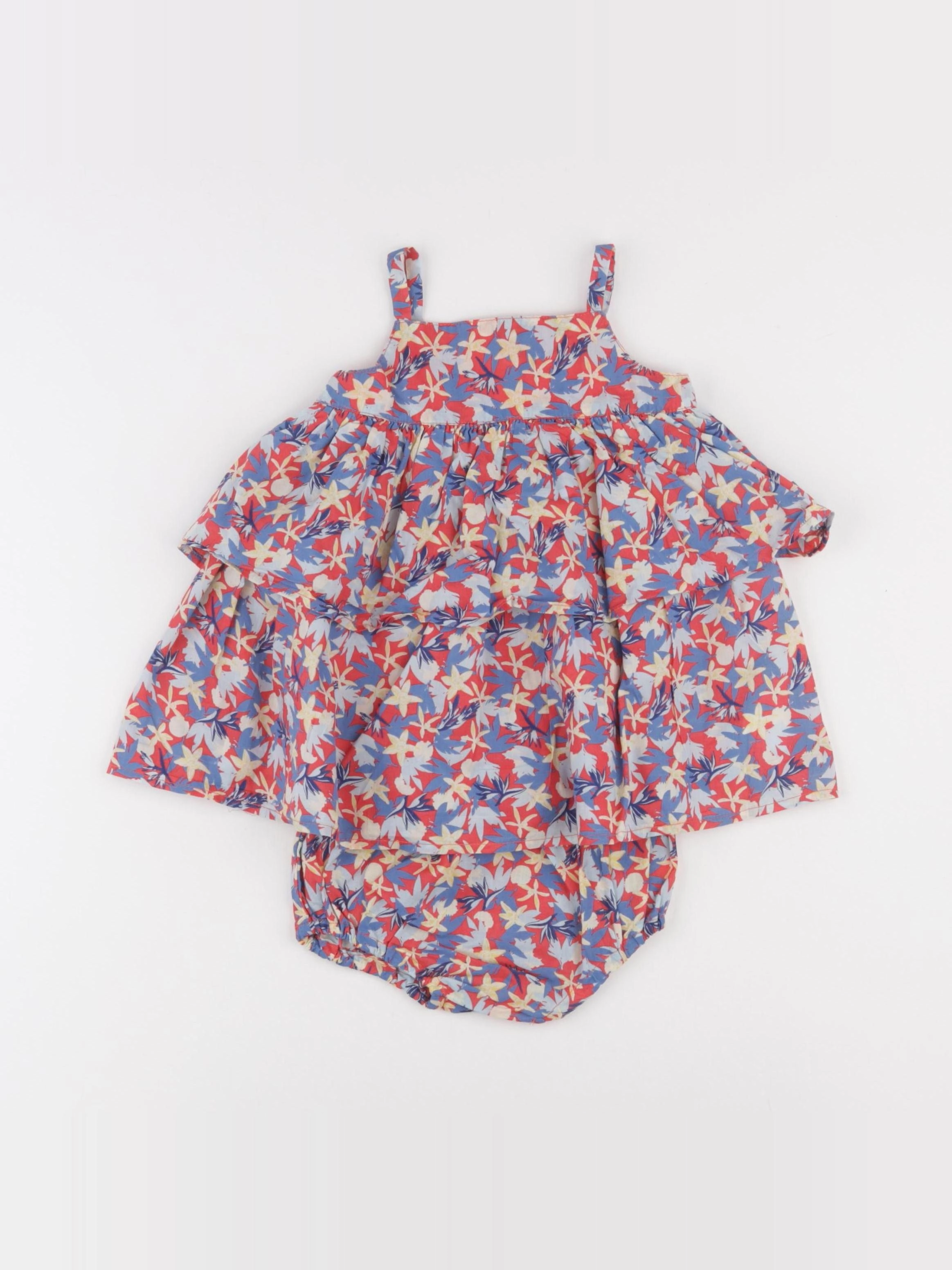 Sergent Major - robe multicolore - 9 mois