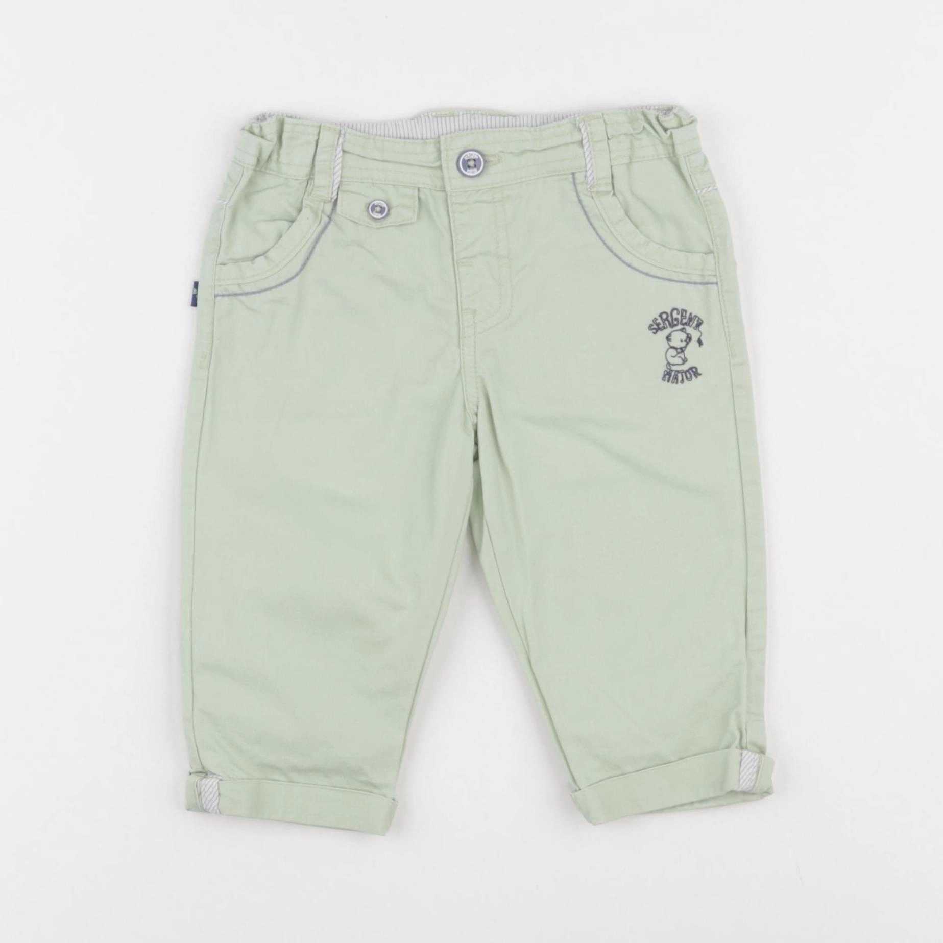 Sergent Major - pantalon vert - 6 mois