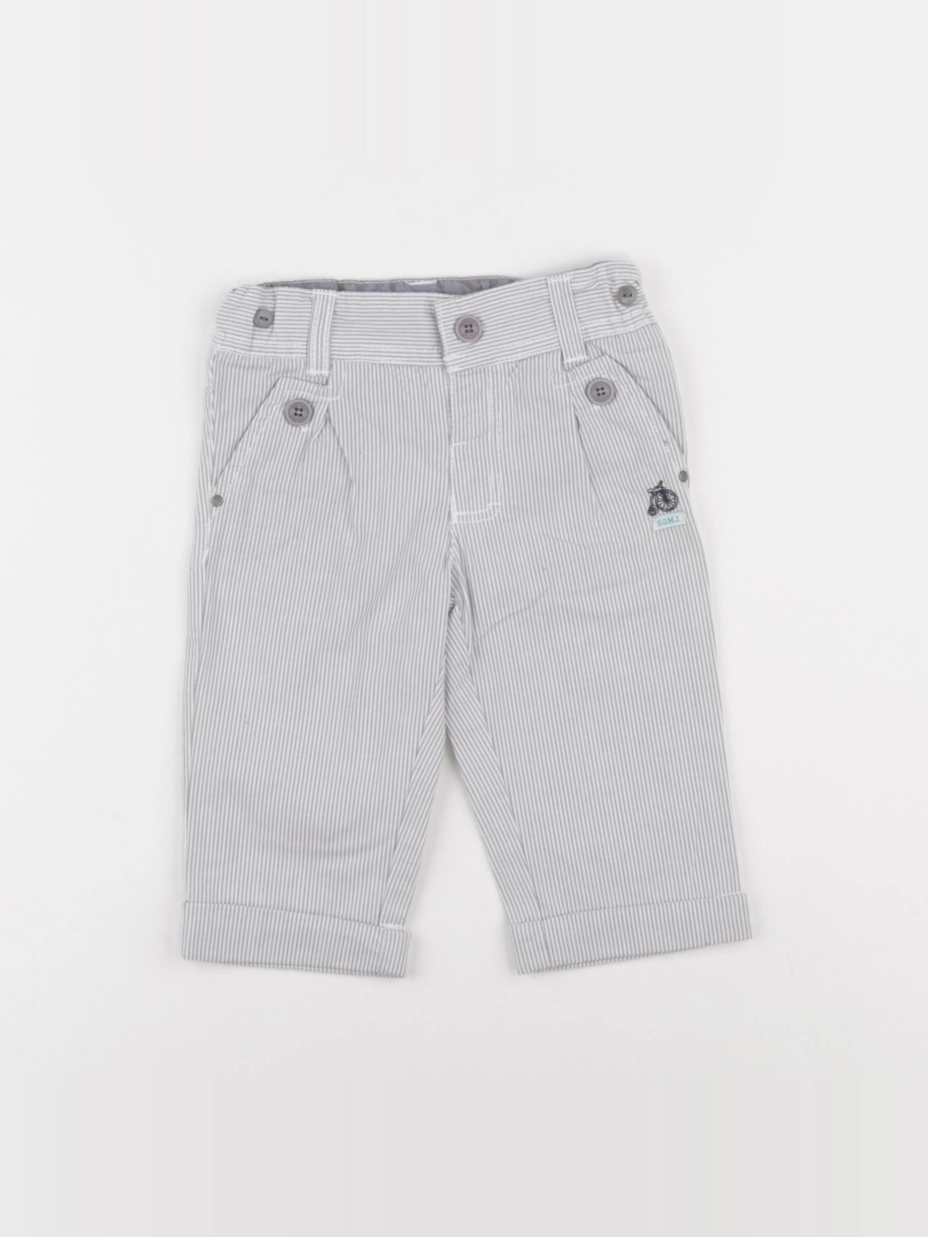 Sergent Major - pantalon gris - 6 mois