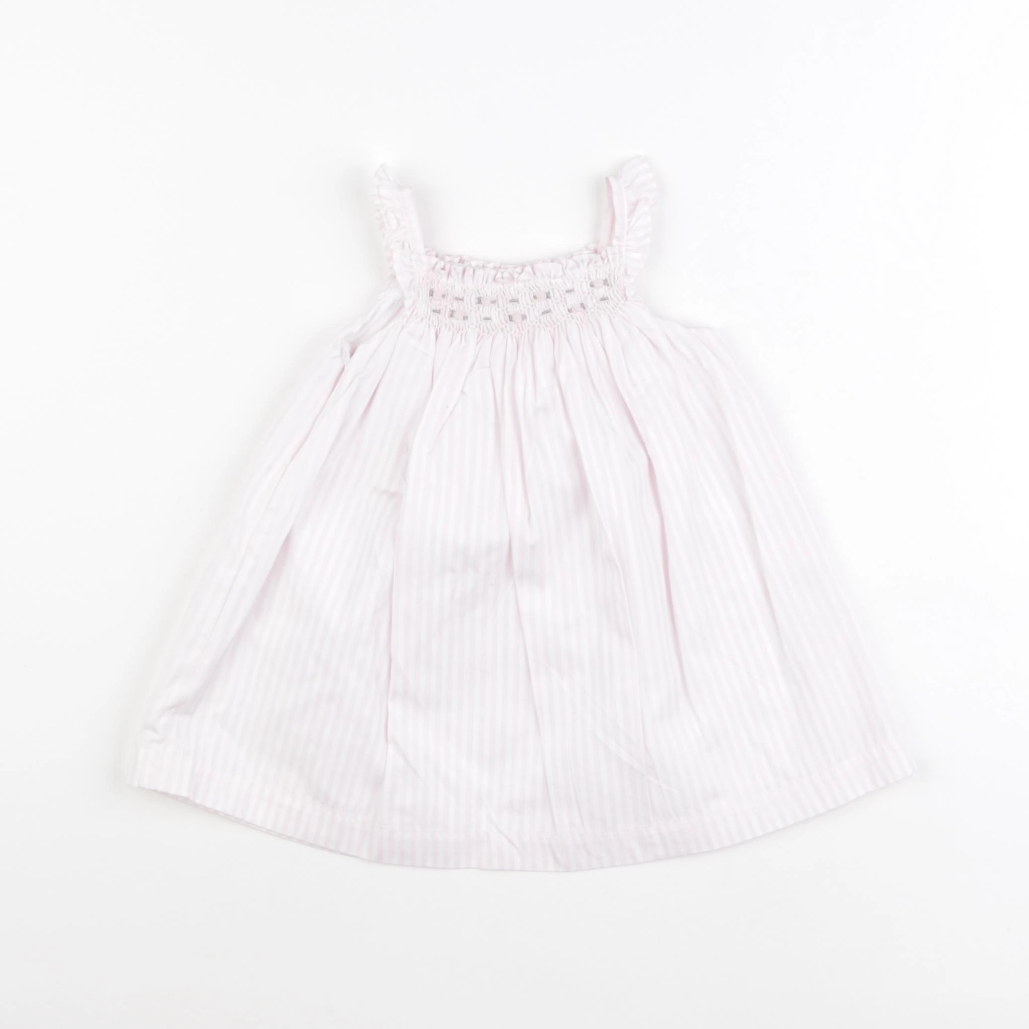 Tartine & Chocolat - robe rose, blanc - 6 mois