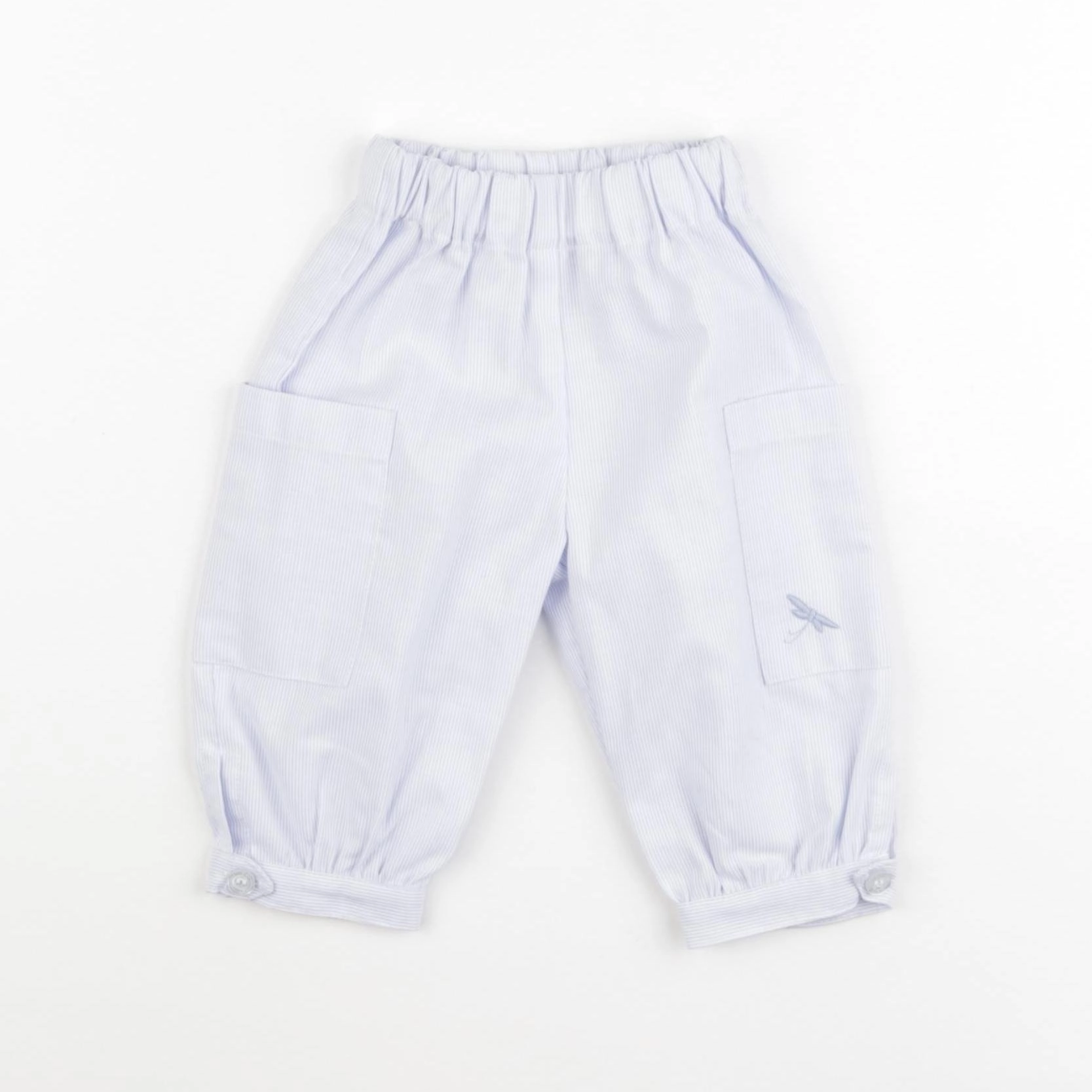 Bleu Comme Gris - pantalon bleu - 6 mois