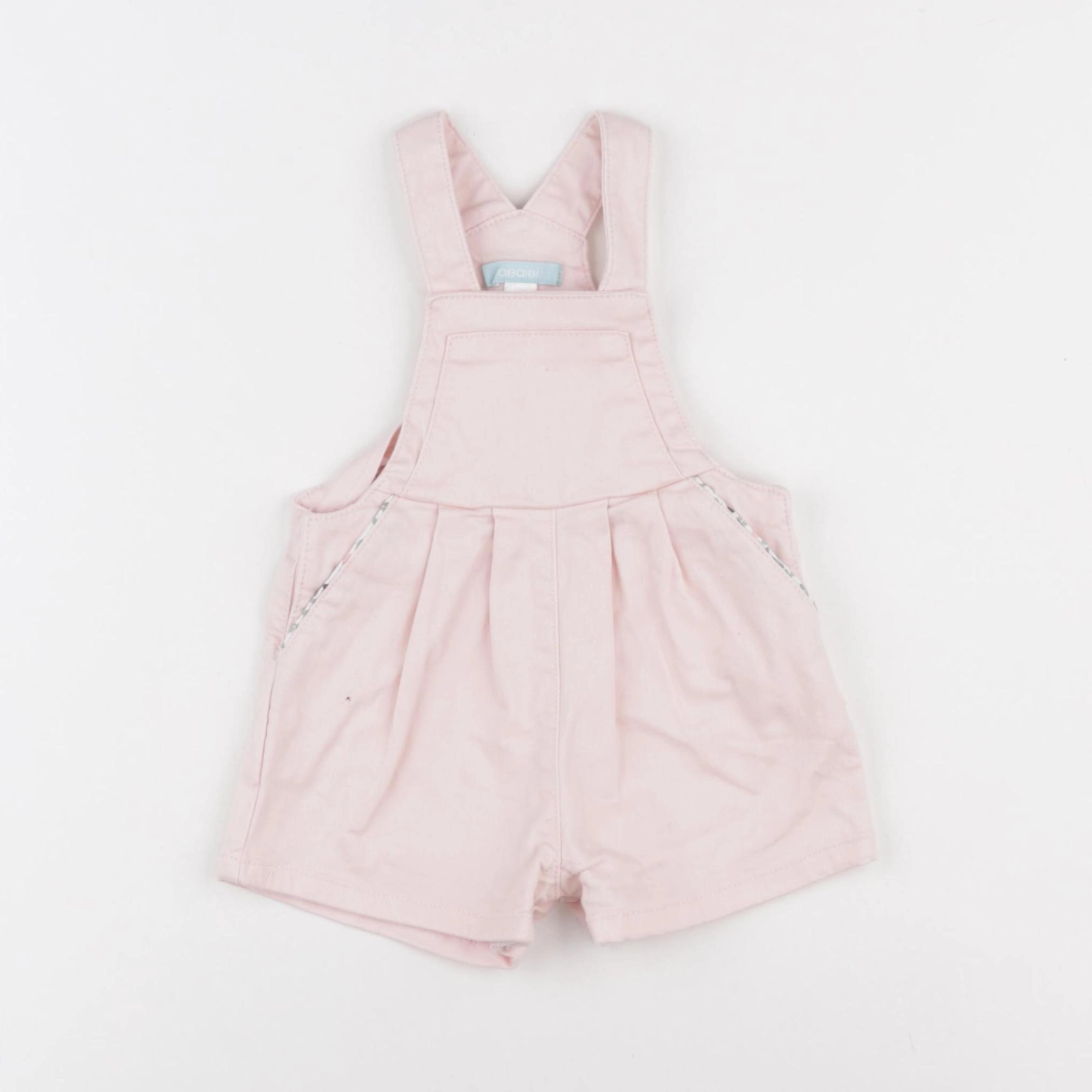 Obaïbi - salopette rose - 6 mois